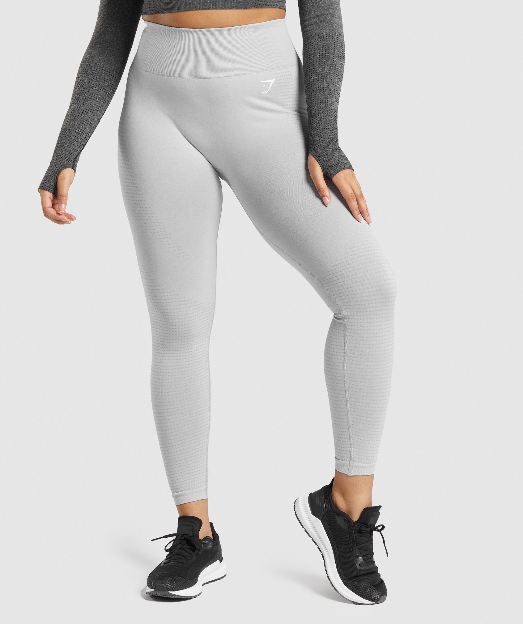 Vital Seamless 2.0 Leggings in Light Grey Marl