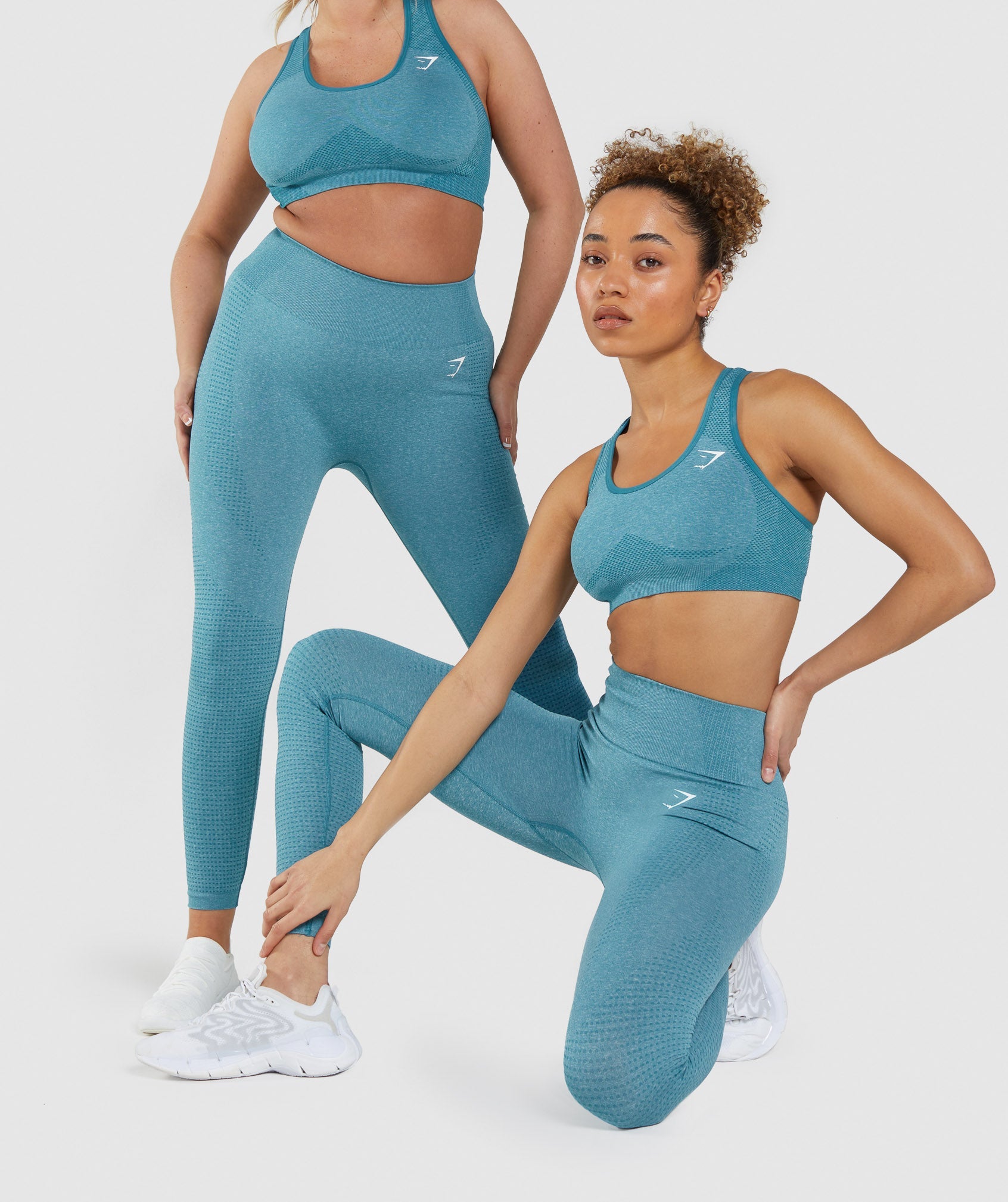 Vital Seamless 2.0 Leggings in Tahoe Teal Marl - view 5