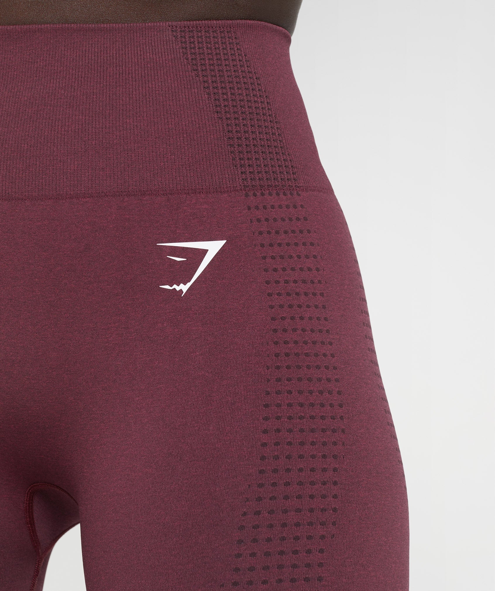 Vital Seamless 2.0 Leggings in Baked Maroon Marl - view 6