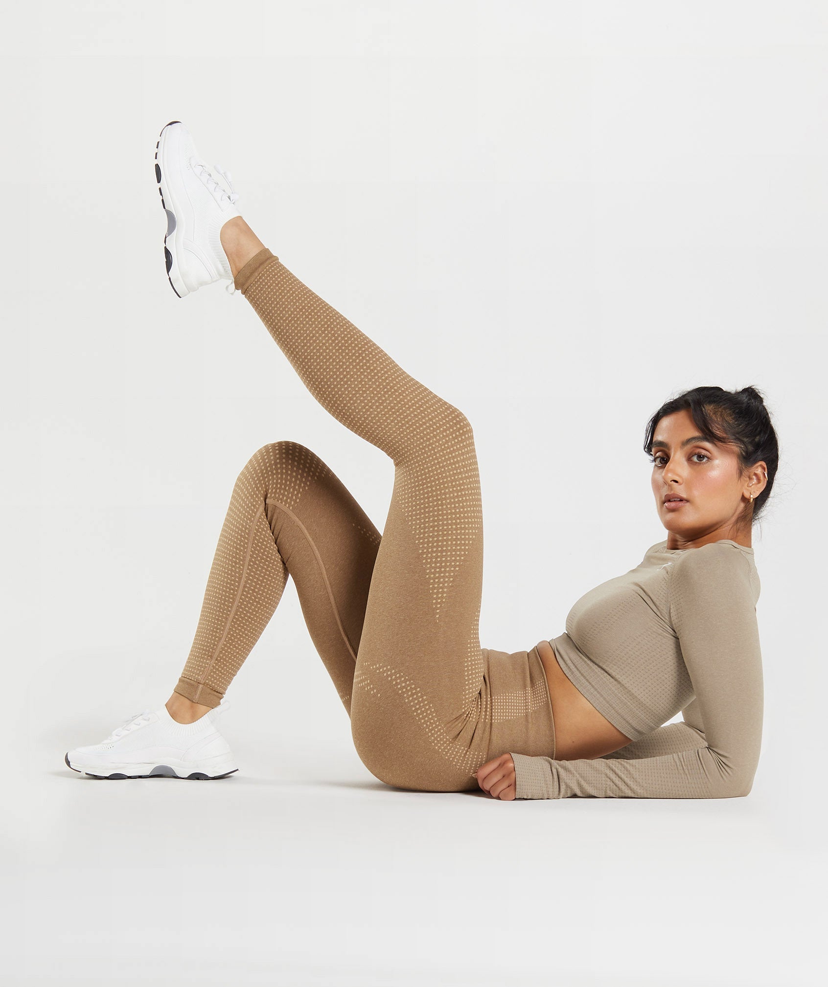 Vital Seamless 2.0 Leggings in Fawn Marl - view 3