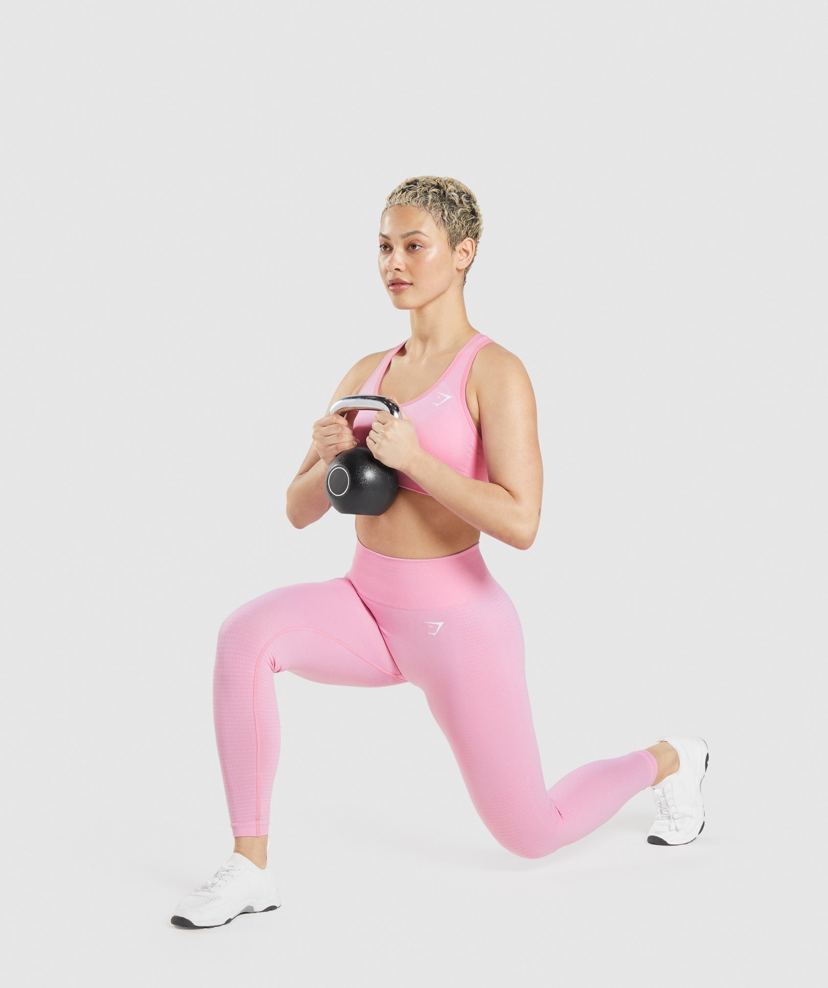 Vital Seamless 2.0 Leggings in Sorbet Pink Marl - view 4