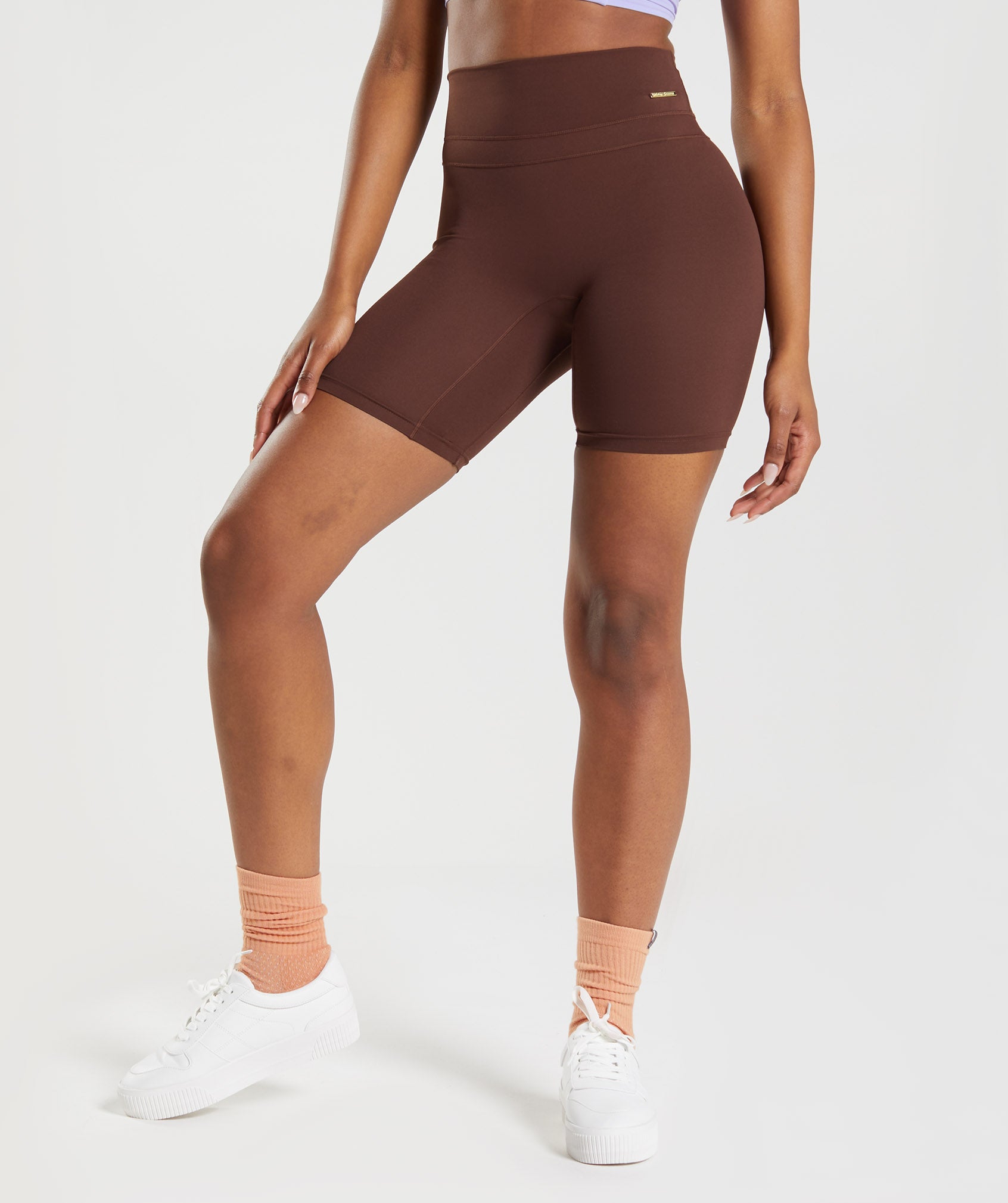 Whitney Cycling Shorts in Rekindle Brown - view 1