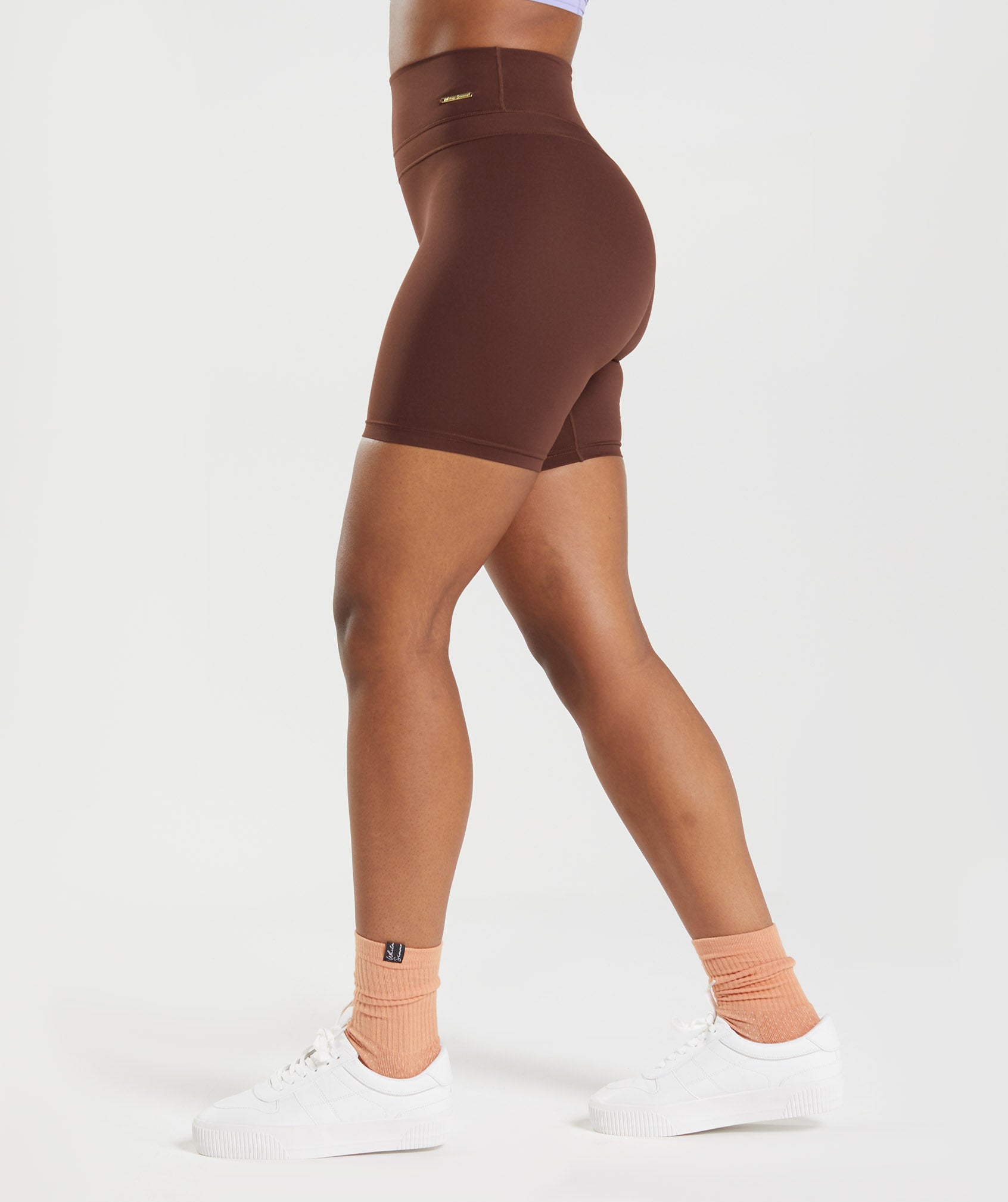 Whitney Cycling Shorts in Rekindle Brown - view 4