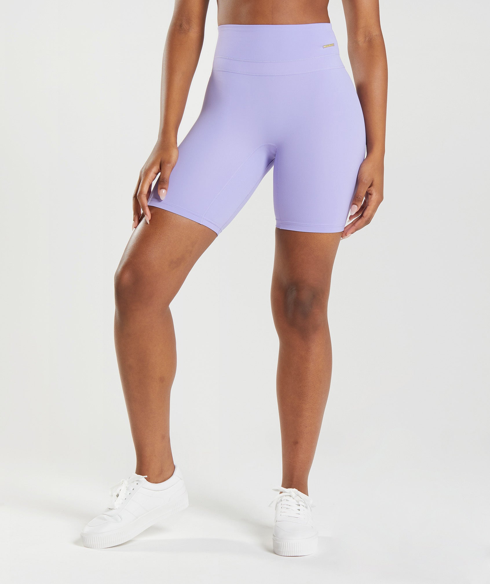 Whitney Cycling Shorts in Wildflower Purple - view 1