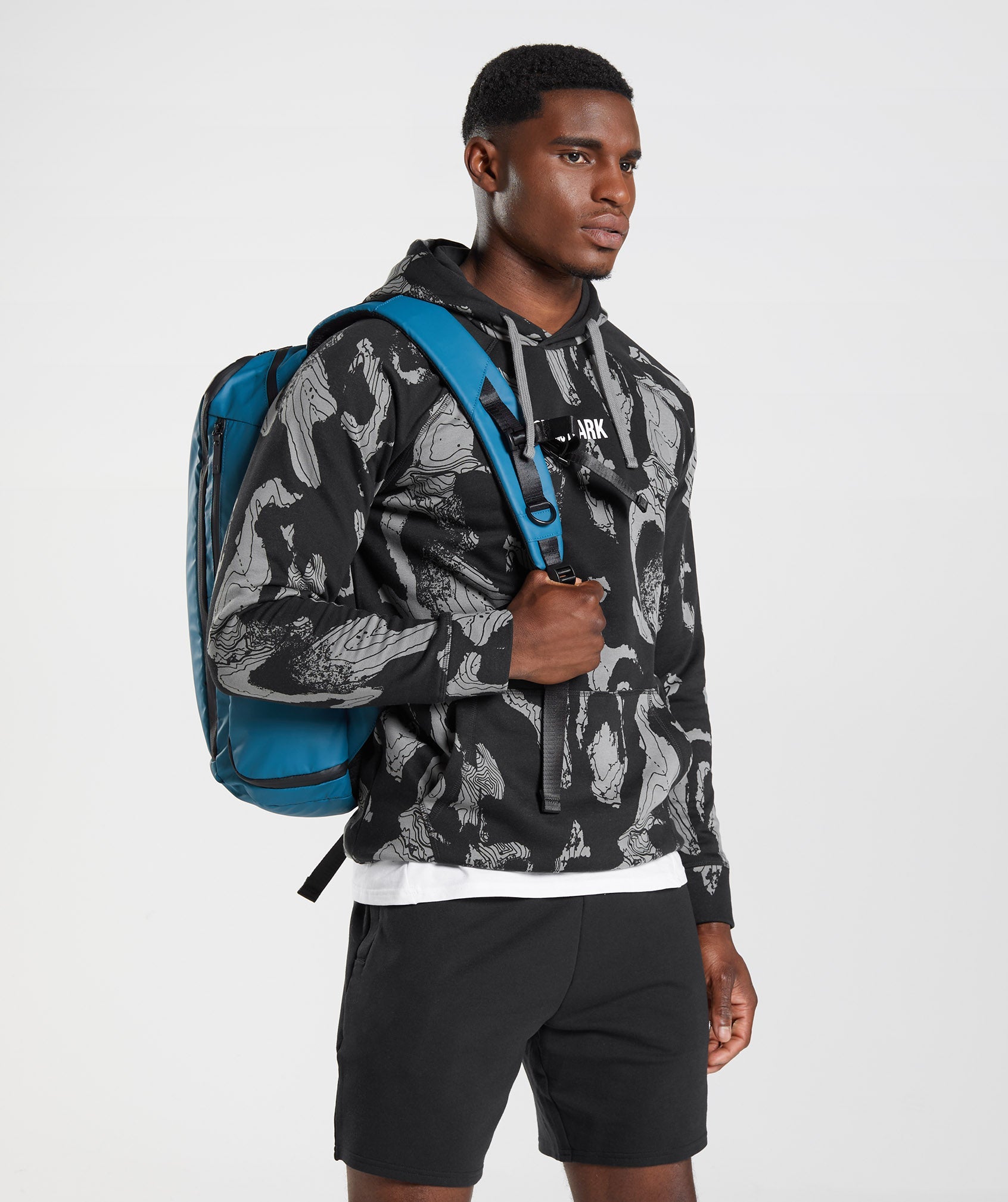 Gymshark Sleek Backpack Roll Top - Black