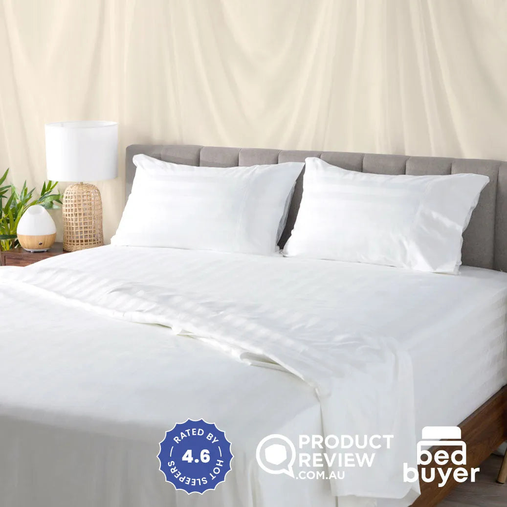 Buy 1 Get 1 FREE: Royal Deluxe Cotton Dream Sheets® 4pc Bedding Set + FREE BONUS Pillow - Super Sleeper Pro product image