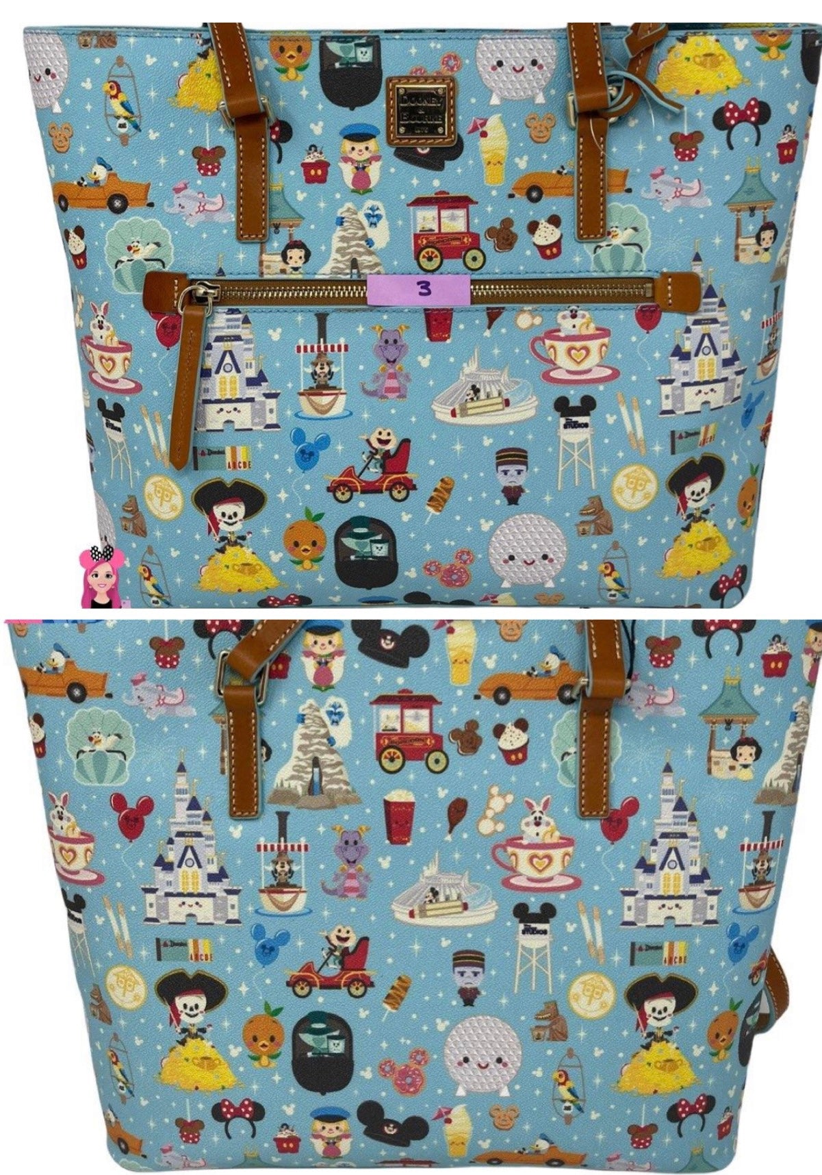 Disney Dooney & Bourke Bag - Disney Parks by Jerrod Maruyama - Tote