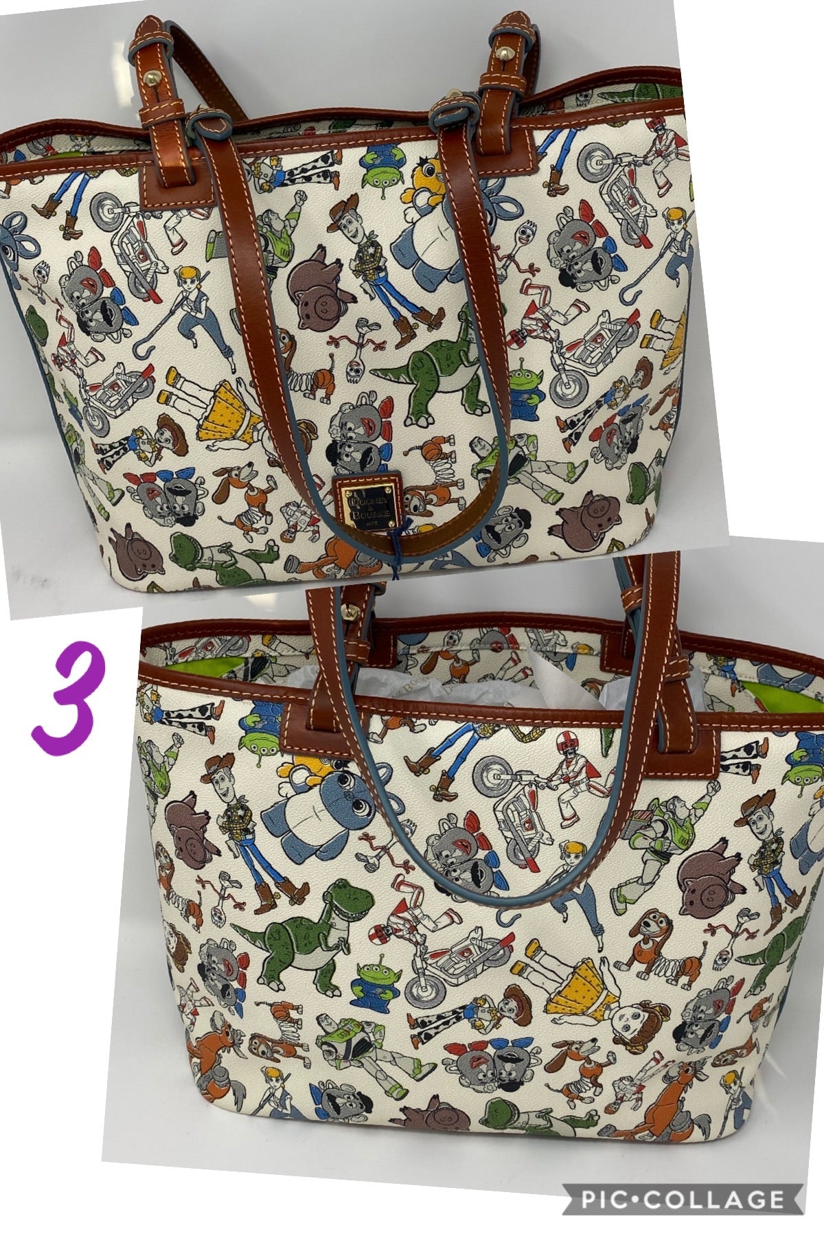 Disney Dooney and Bourke Toy Story 4 Tote Bag Purse