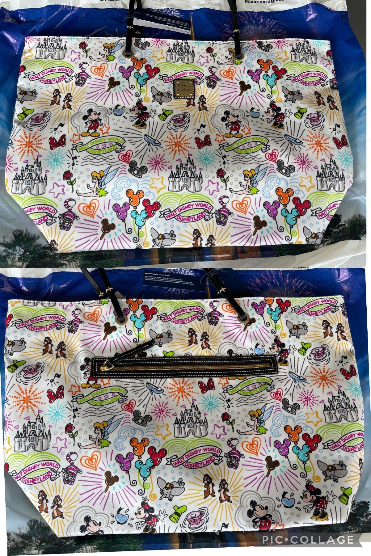 Disney Sketch Reversible Nylon Tote Bag by Dooney Bourke