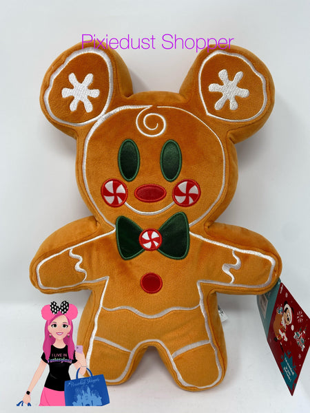 mickey and minnie gingerbread plush