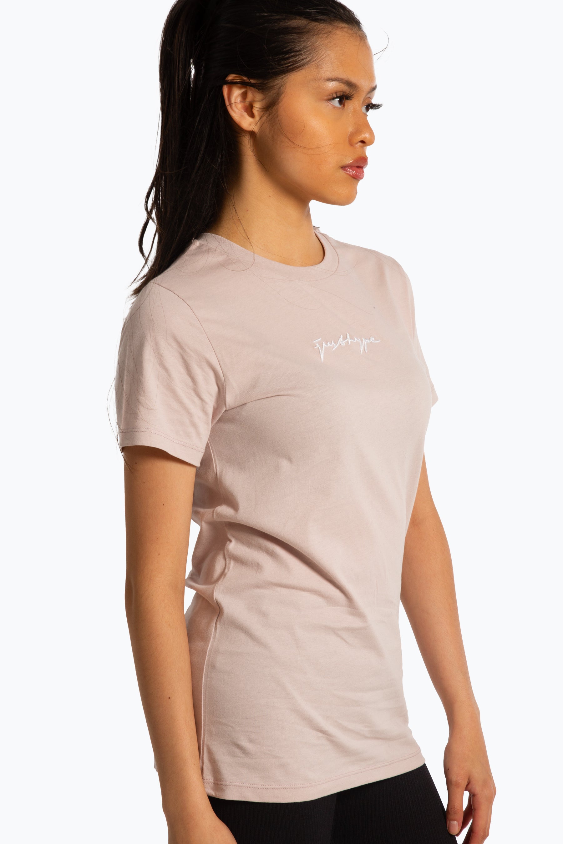 hype womens pink scribble t-shirt