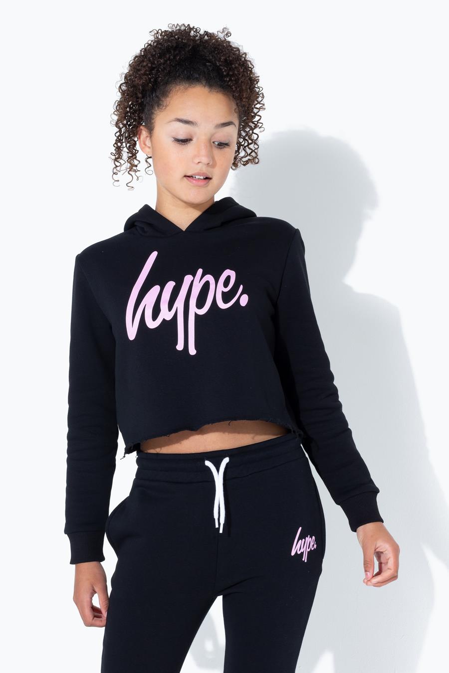 hype cropped hoodie