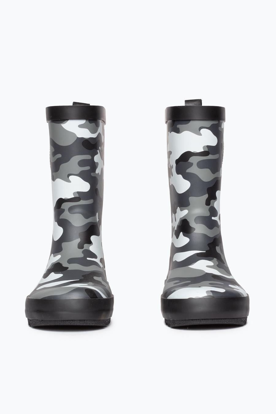 boys camouflage wellies