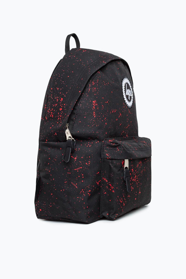 HYPE BLACK WITH RED SPECKLE BACKPACK