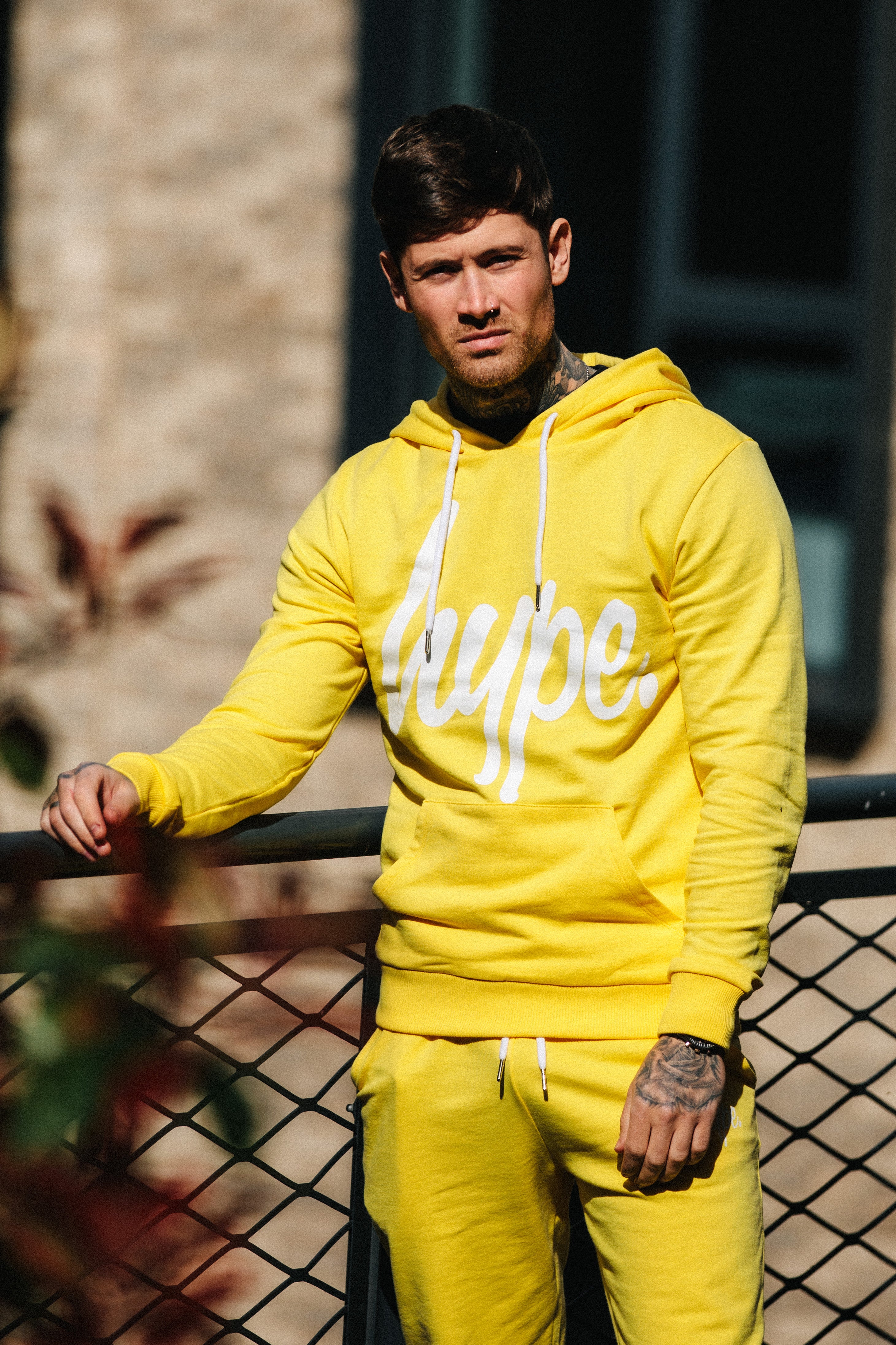 yellow pullover hoodie men's