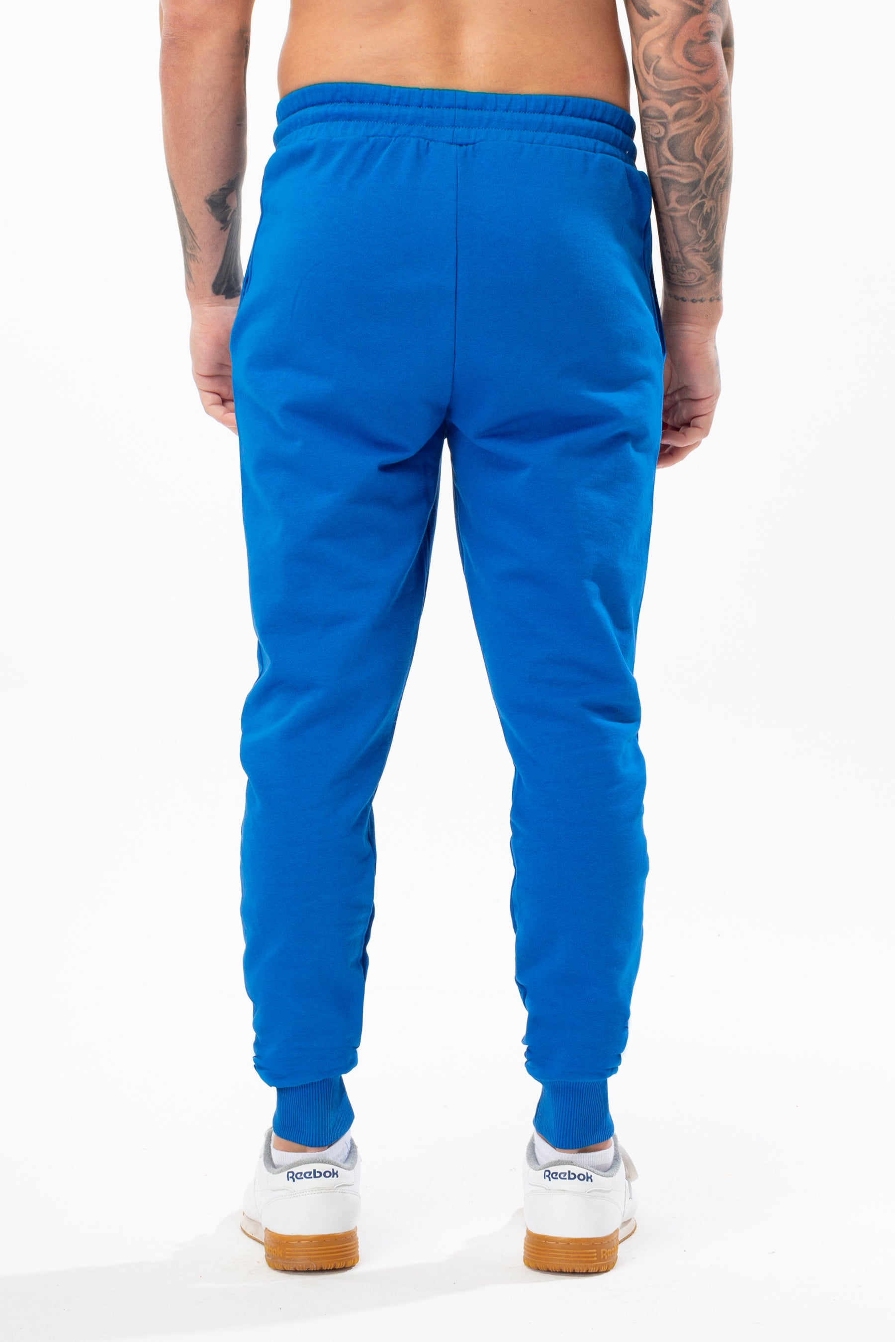 mens joggers blue