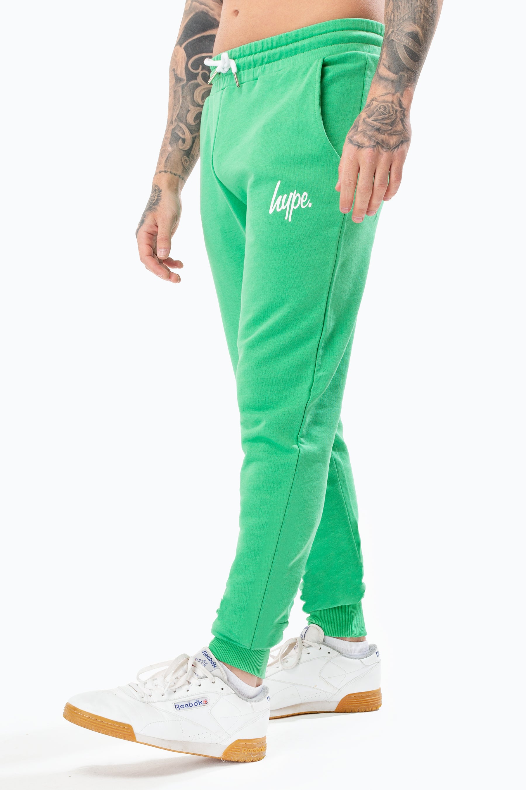 green tracksuit bottoms mens