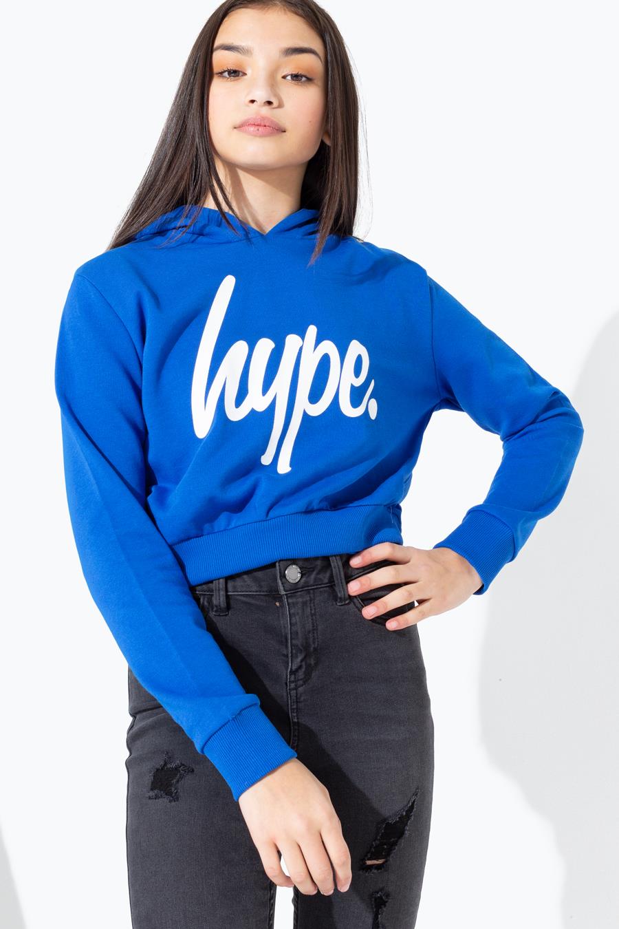 hype cropped hoodie