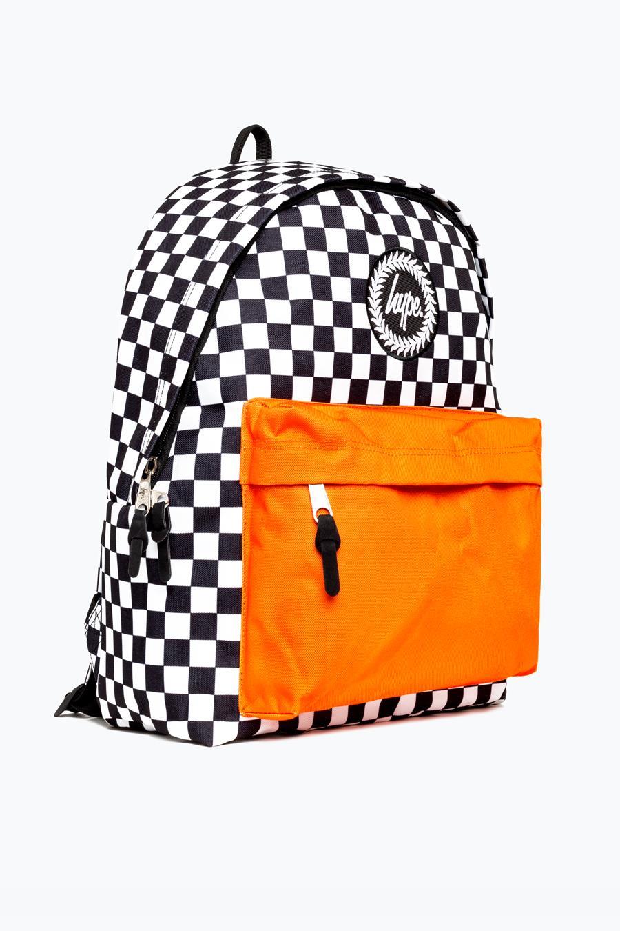 hype checkered backpack