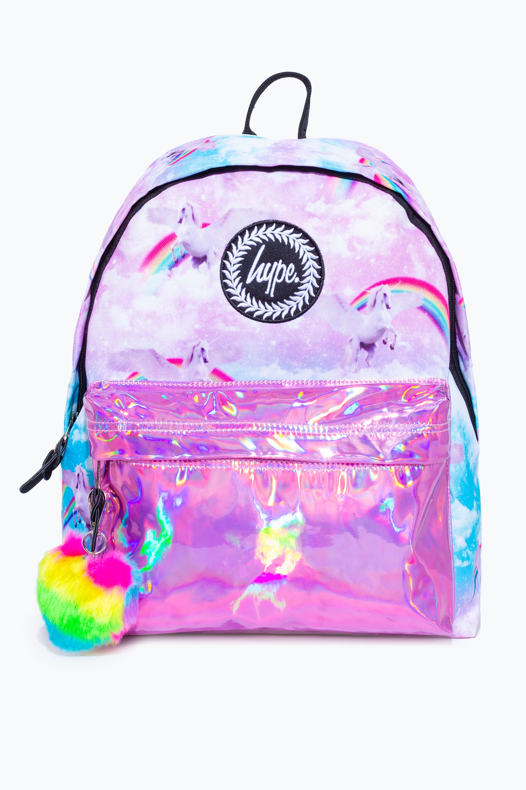 hype unicorn holo backpack