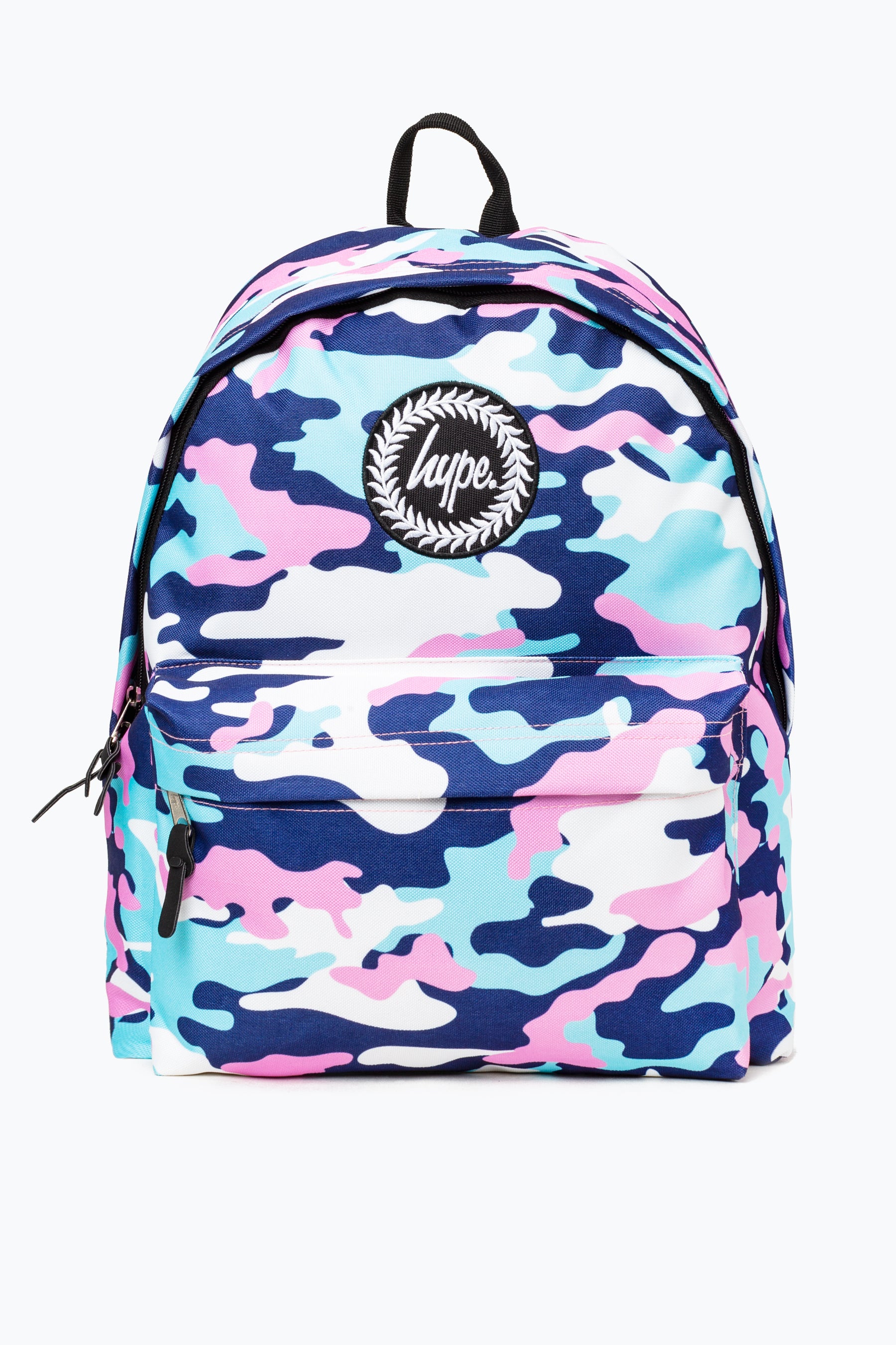 navy blue camo backpack