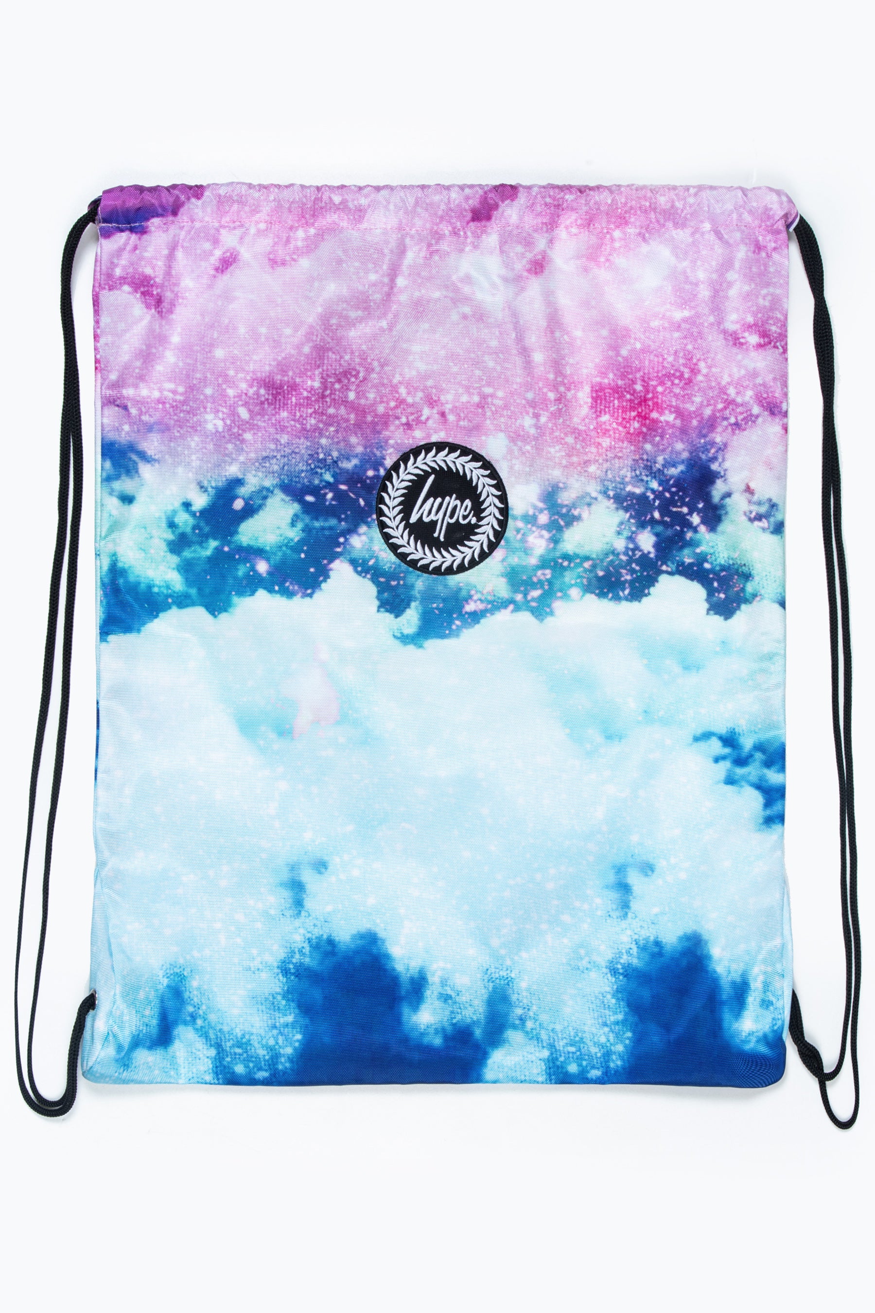 hype glitter skies drawstring bag