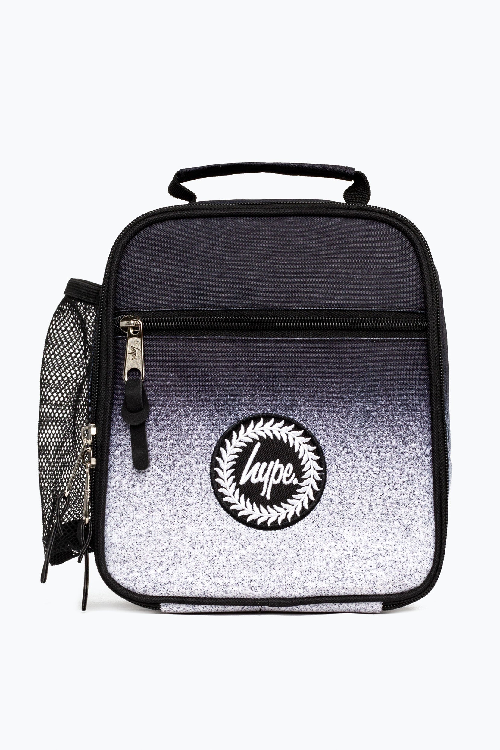 hype mono speckle fade lunch bag