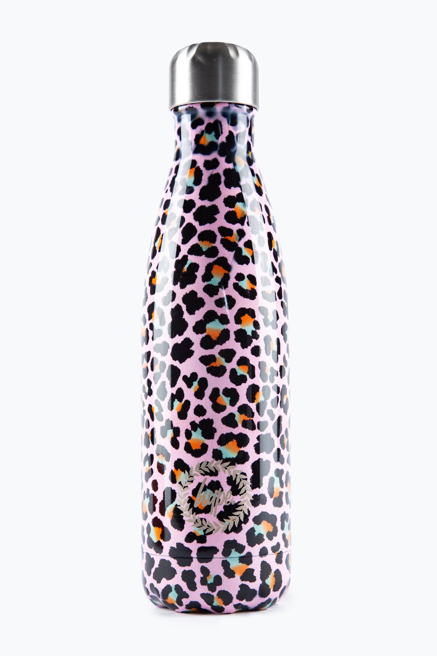 Disco Leopard Metal Water Bottle