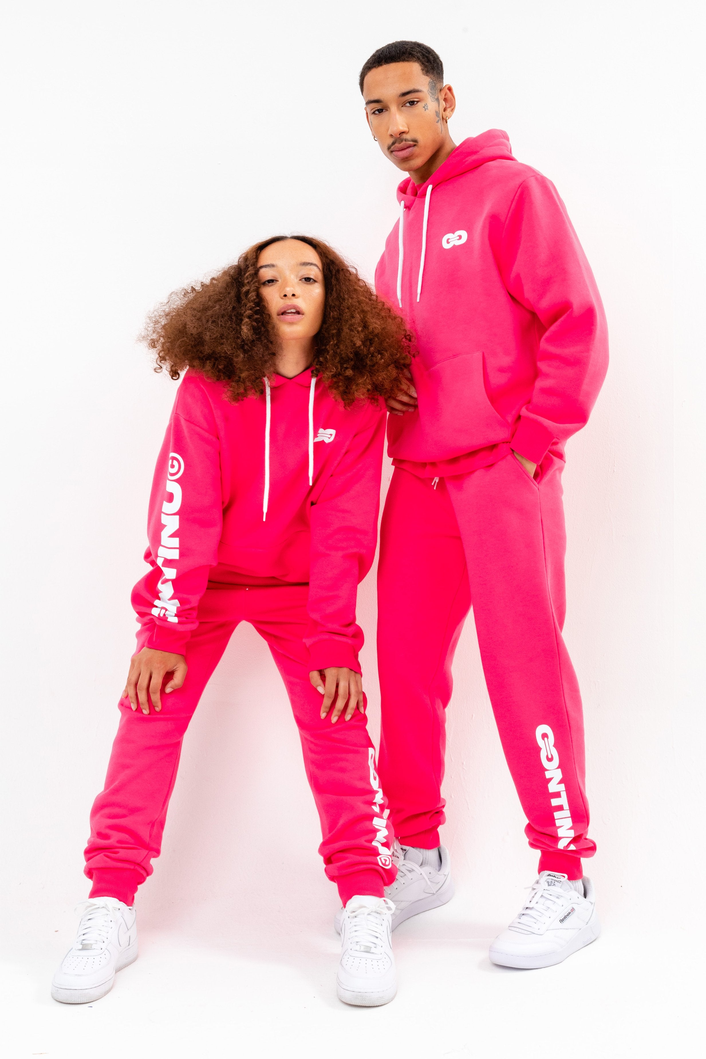 continu8 pink joggers