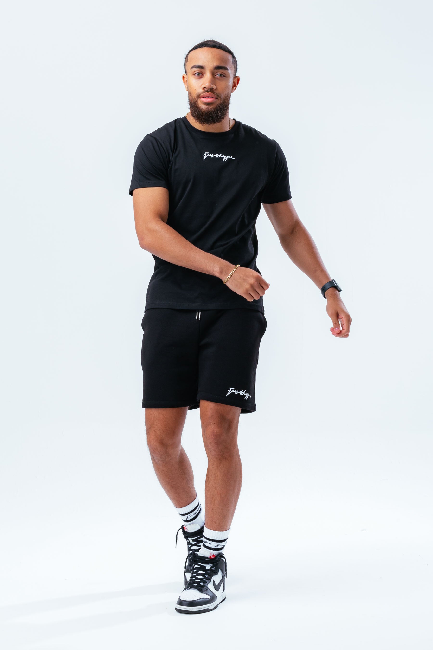 hype black men’s shorts & t-shirt set