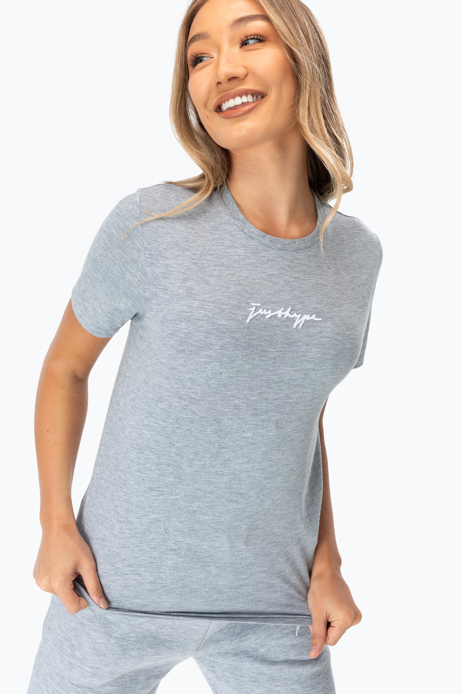 hype grey scribble women’s t-shirt