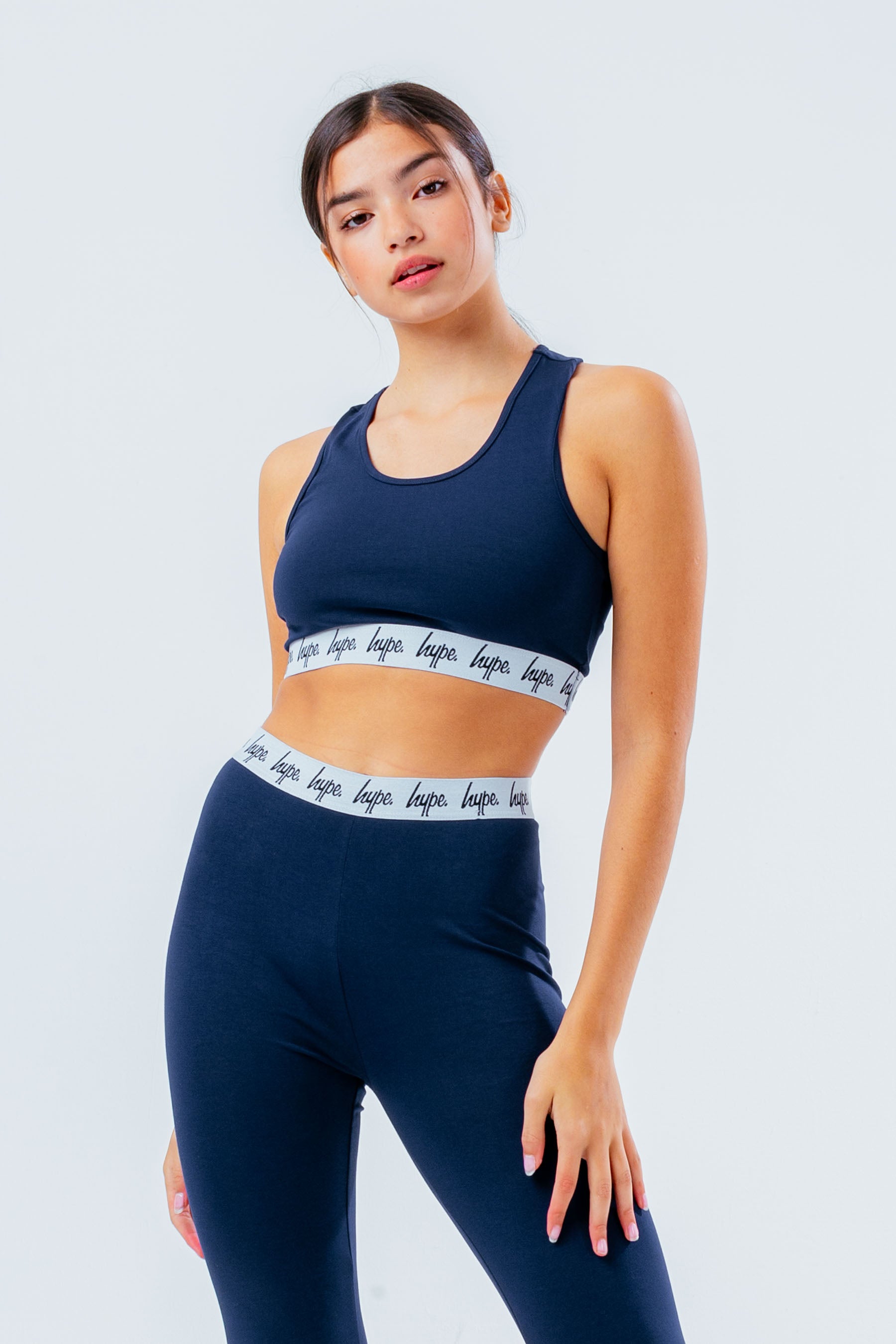 hype girls navy core bralet