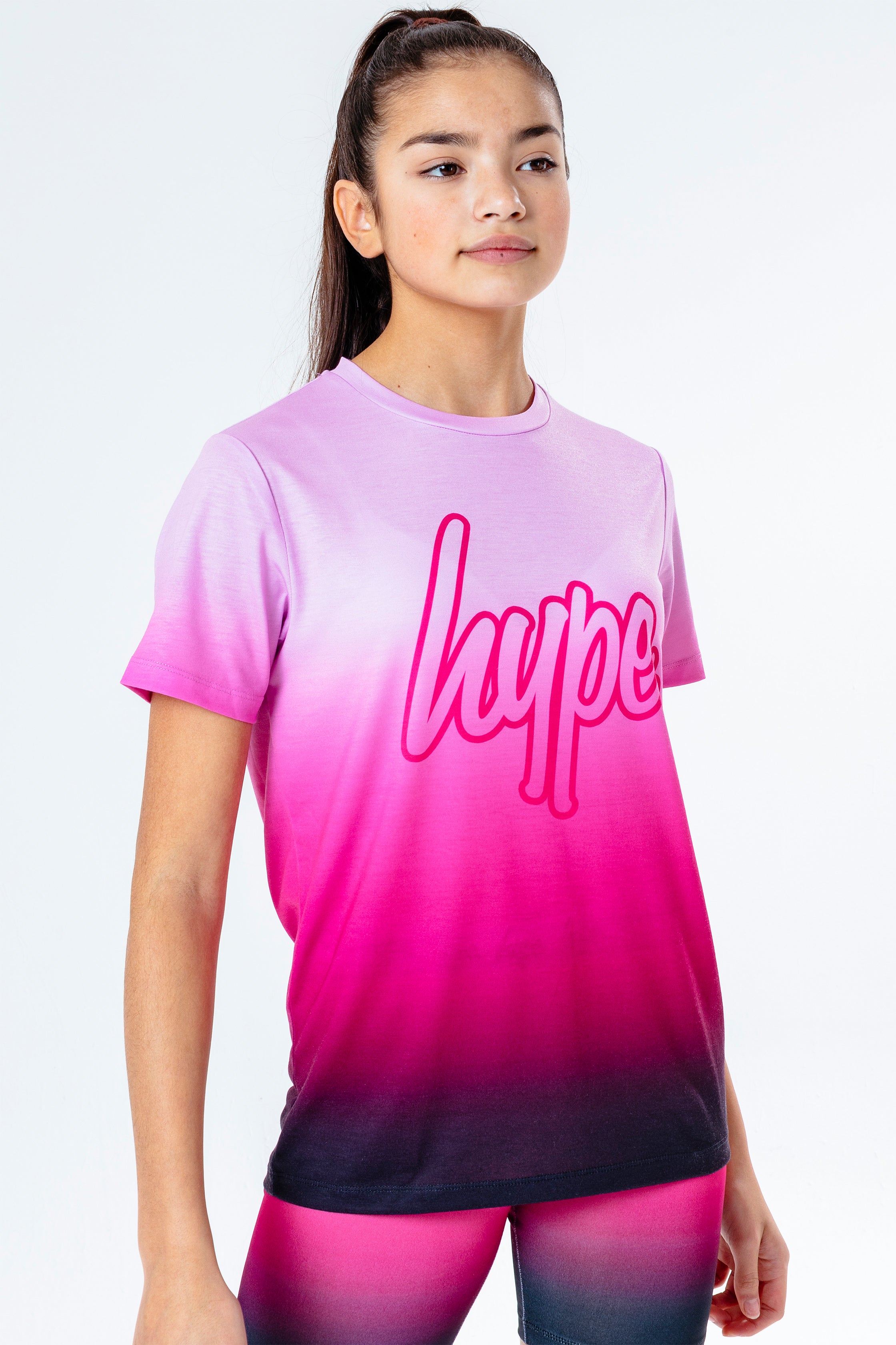 hype bubblegum fade girls t-shirt