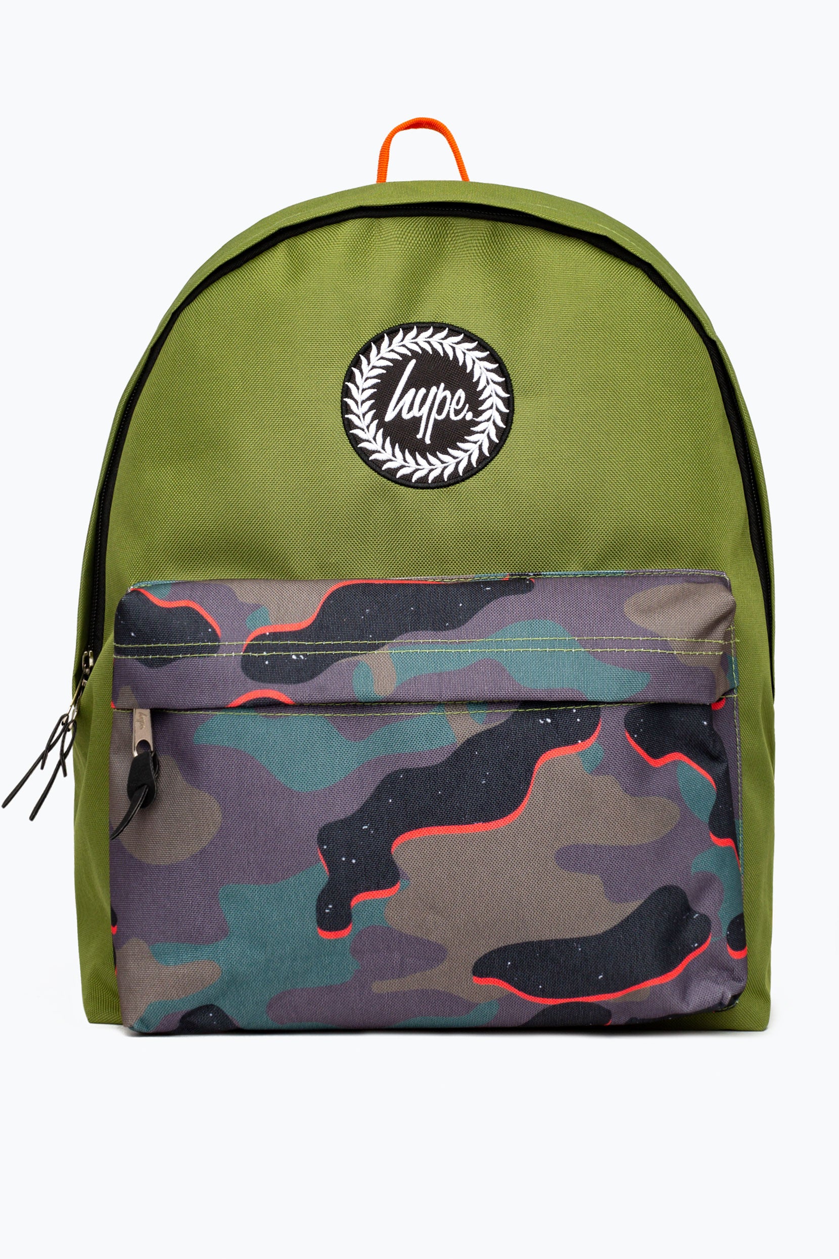 hype camo pink floral boxy backpack