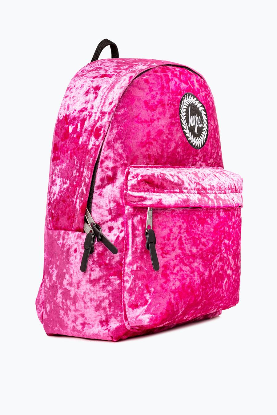 hype pink camo backpack