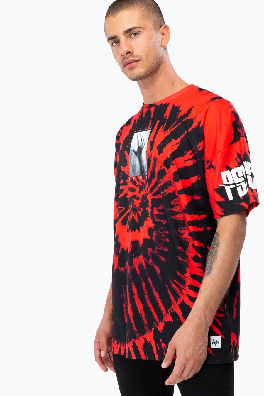 Hype Universal Monsters Psycho Tie Dye Mens Oversized T Shirt