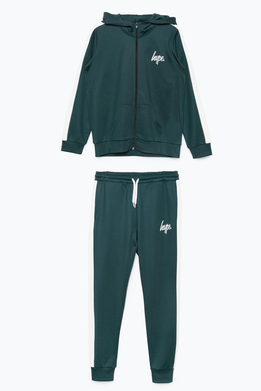 dark green tracksuit