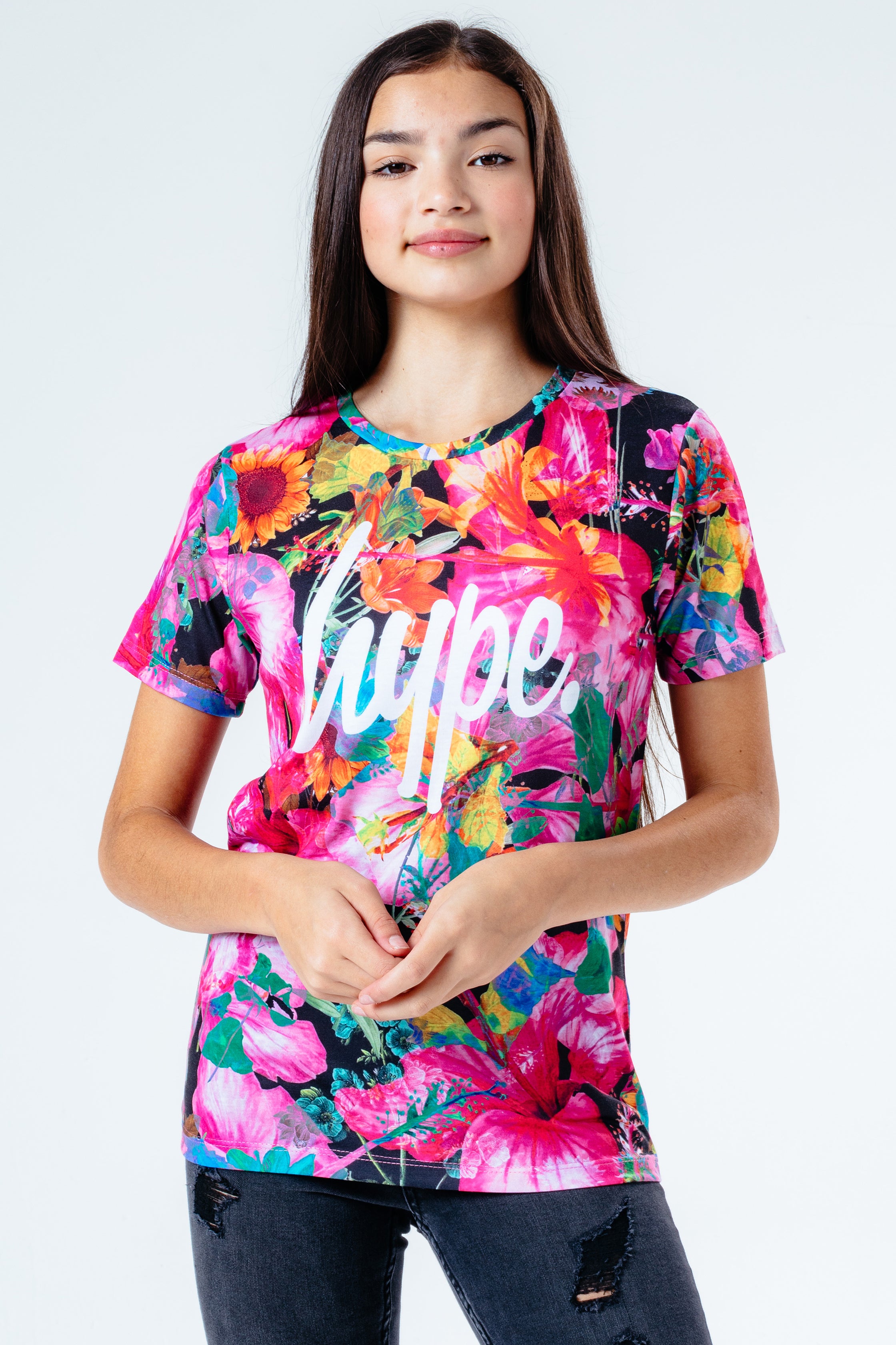 hype multi tropical girls t-shirt