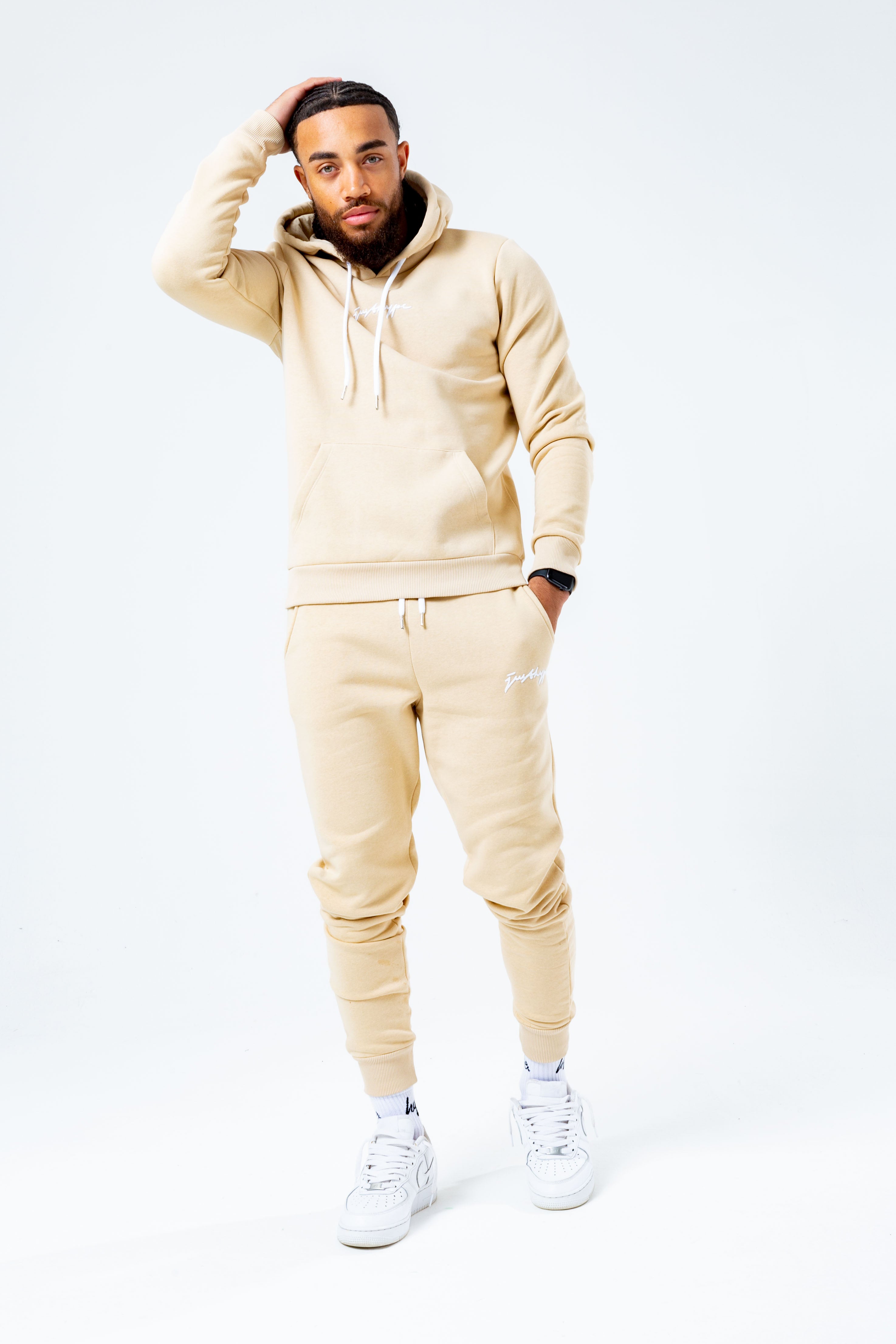 HYPE BEIGE SCRIBBLE MEN'S TRACKSUIT | Hype.