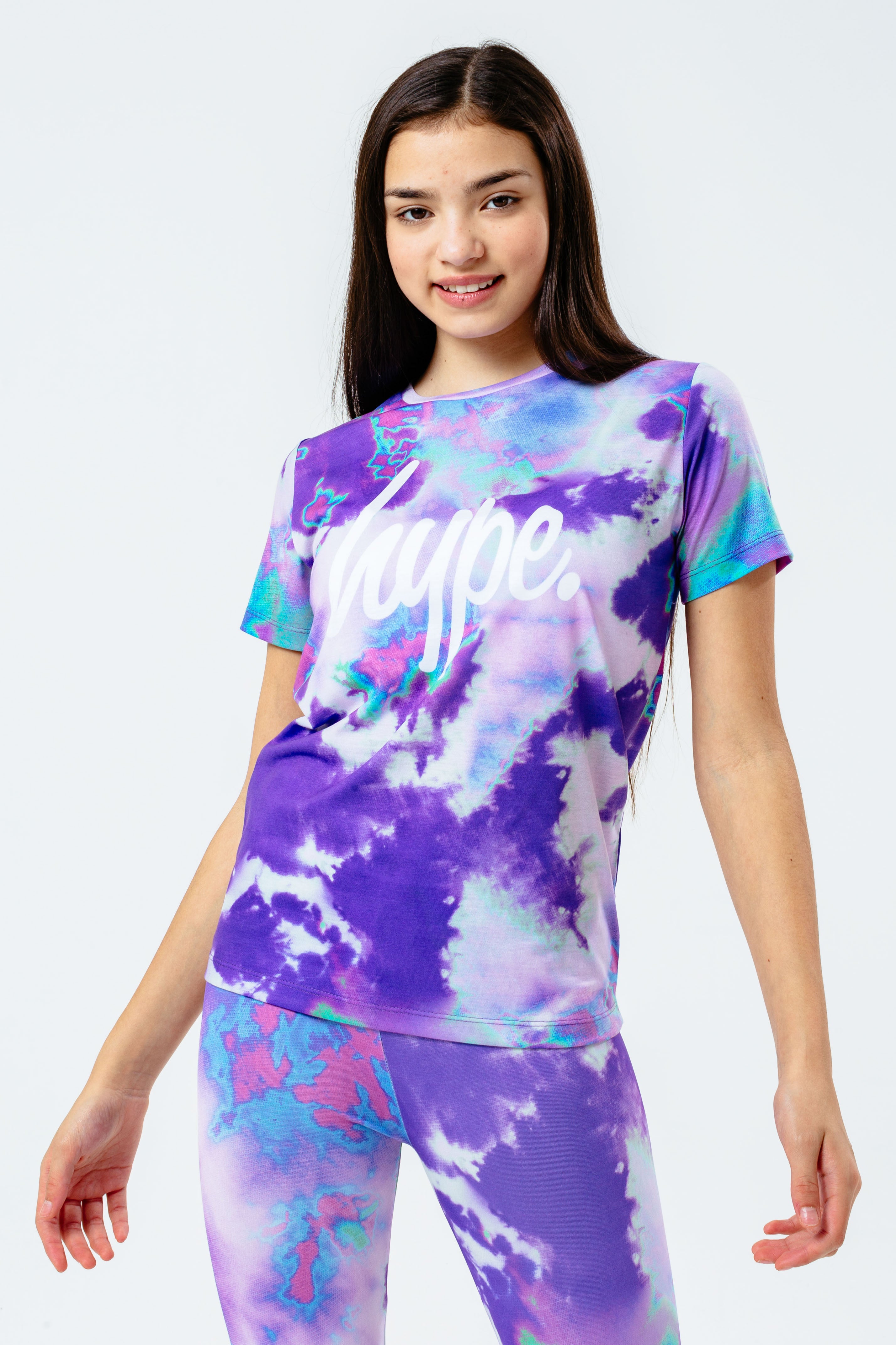 hype purple sky girls t-shirt