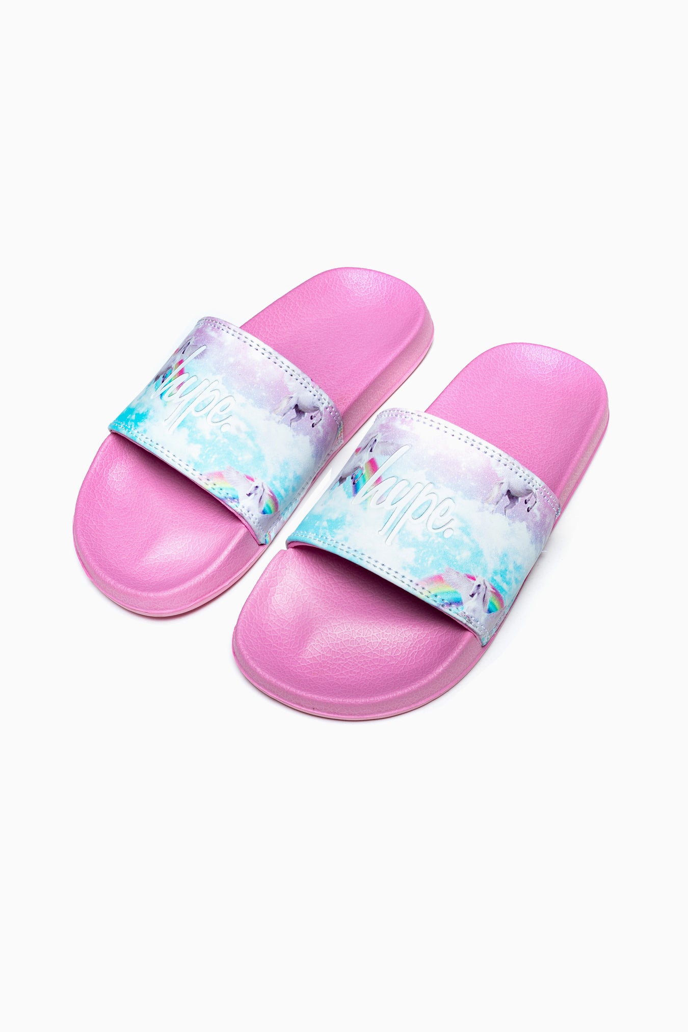 HYPE PINK UNICORN KIDS SLIDERS 