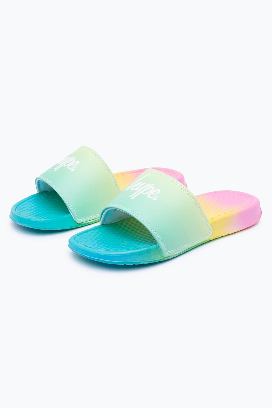 HYPE MULTI PASTEL RAINBOW SLIDERS 