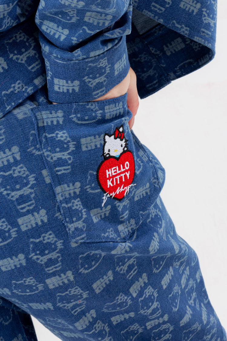 Hello Kitty x UNIFREE Denim Strap Pants - www.minik.hr