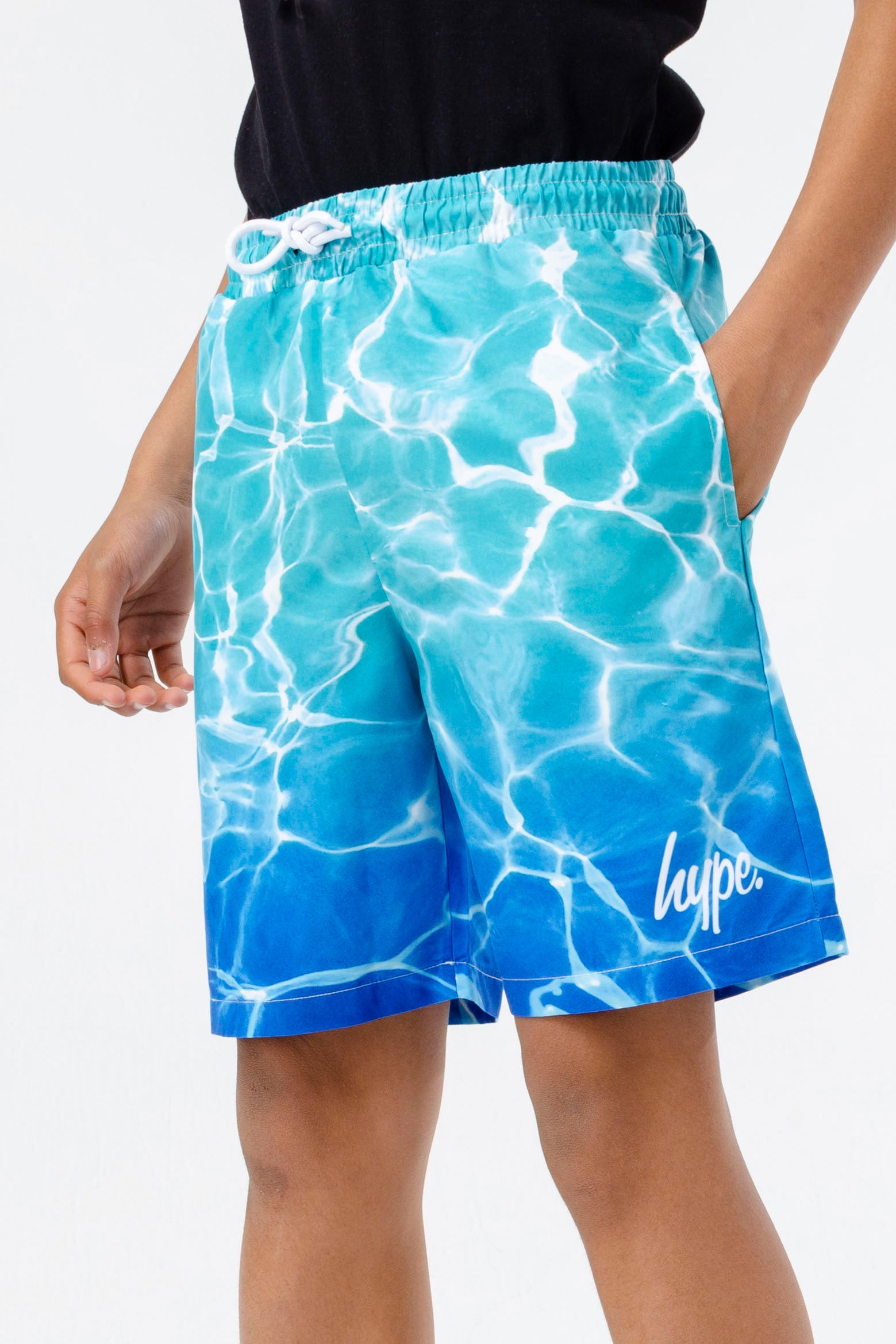 hype pool fade boys swim shorts