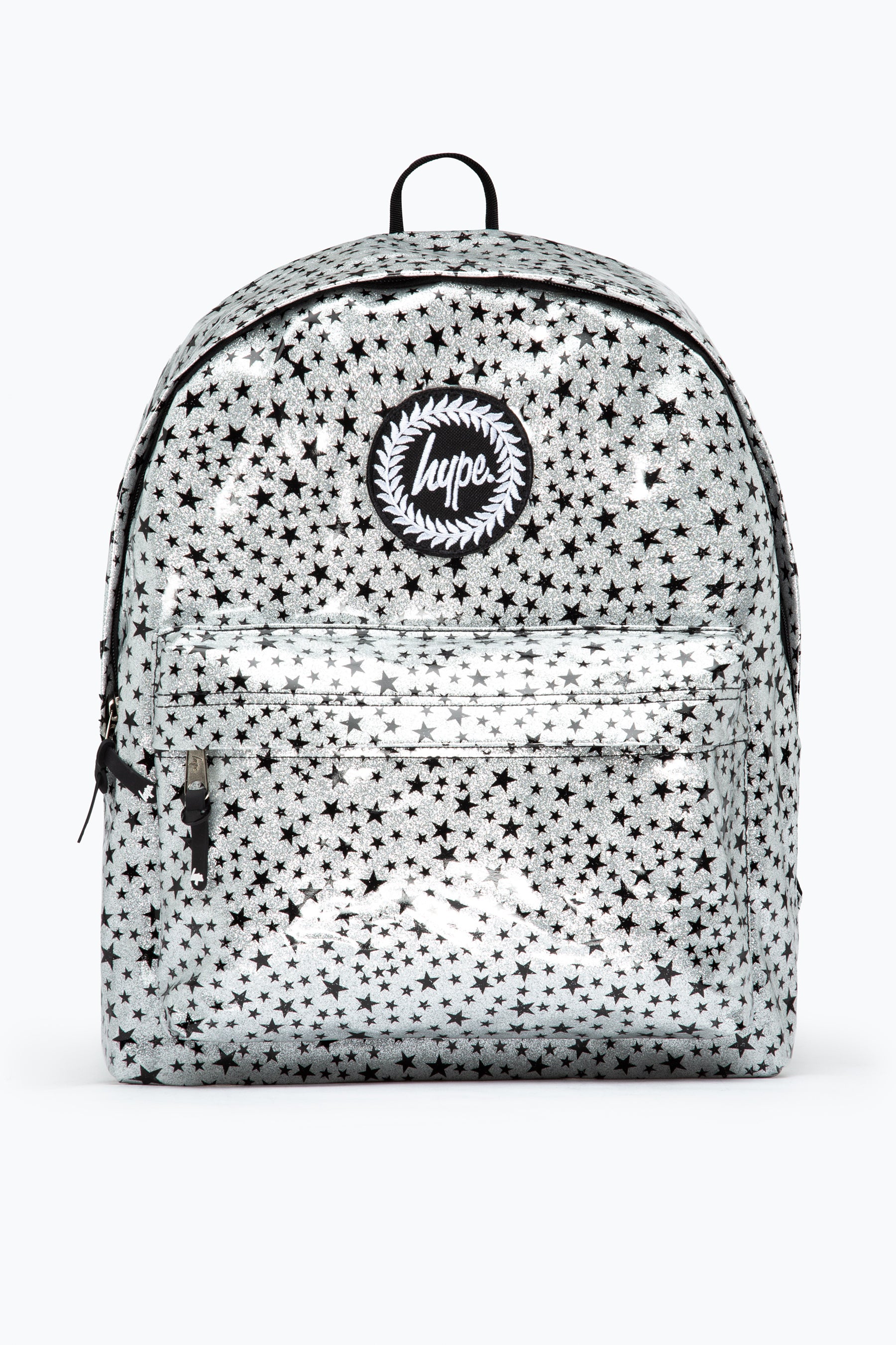 hype silver glitter star backpack