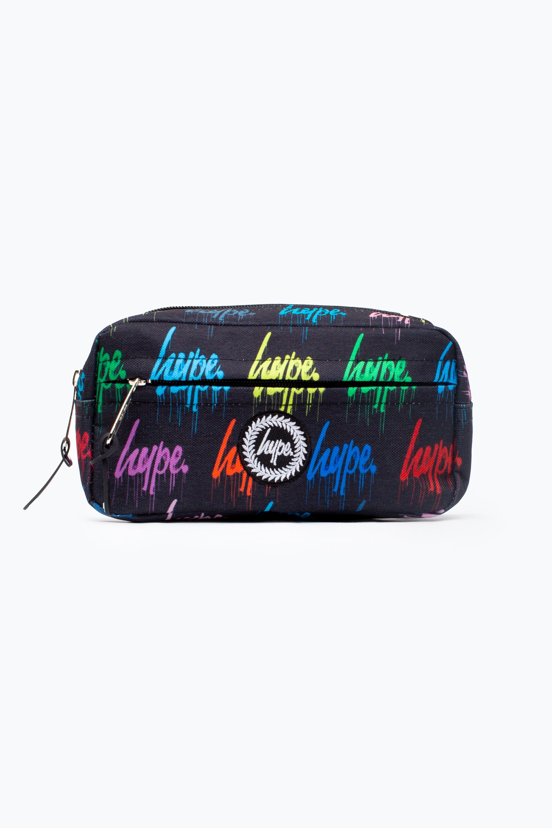 hype multi coloured wall graffiti drip maxi pencil case