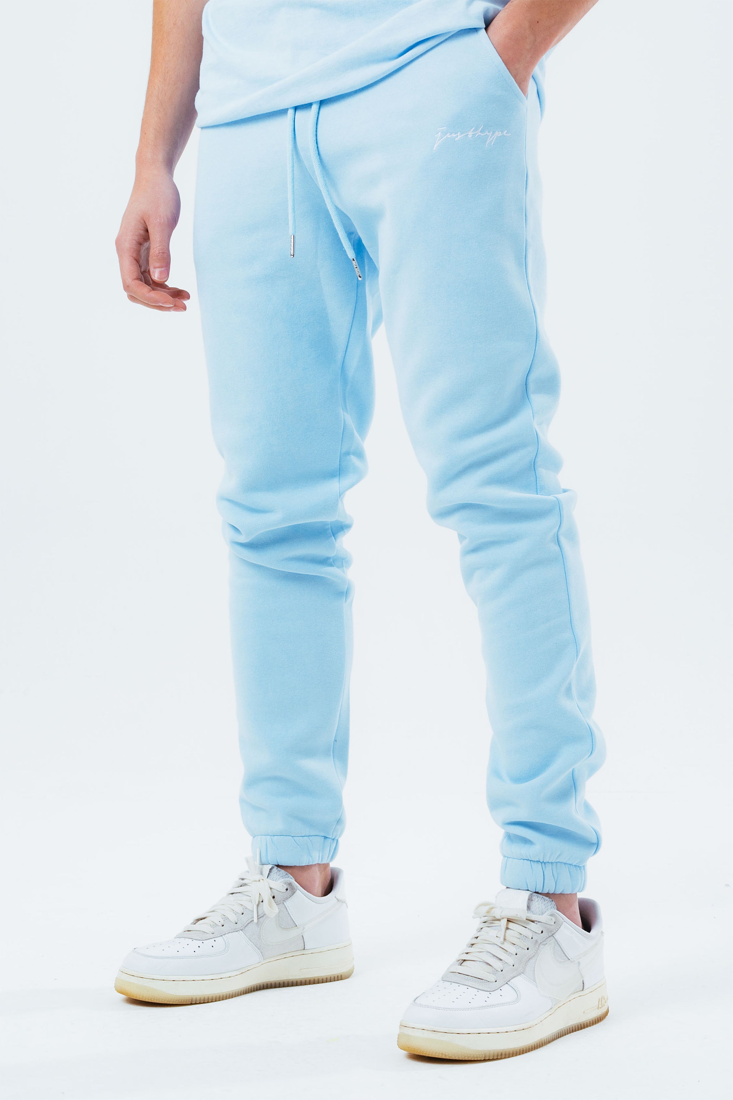 hype blue vintage men’s baggy fit joggers