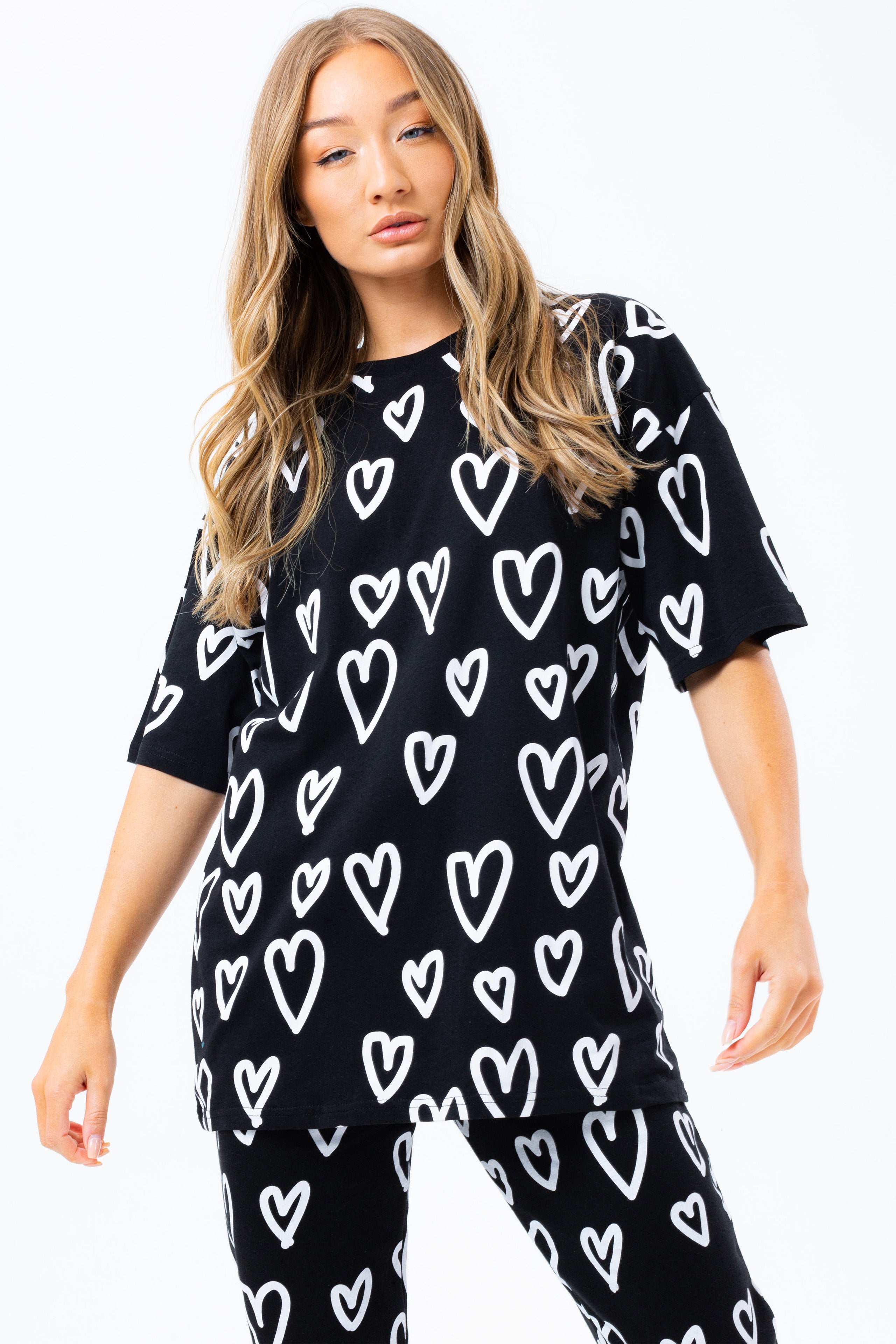 hype hearts women’s boxy fit t-shirt