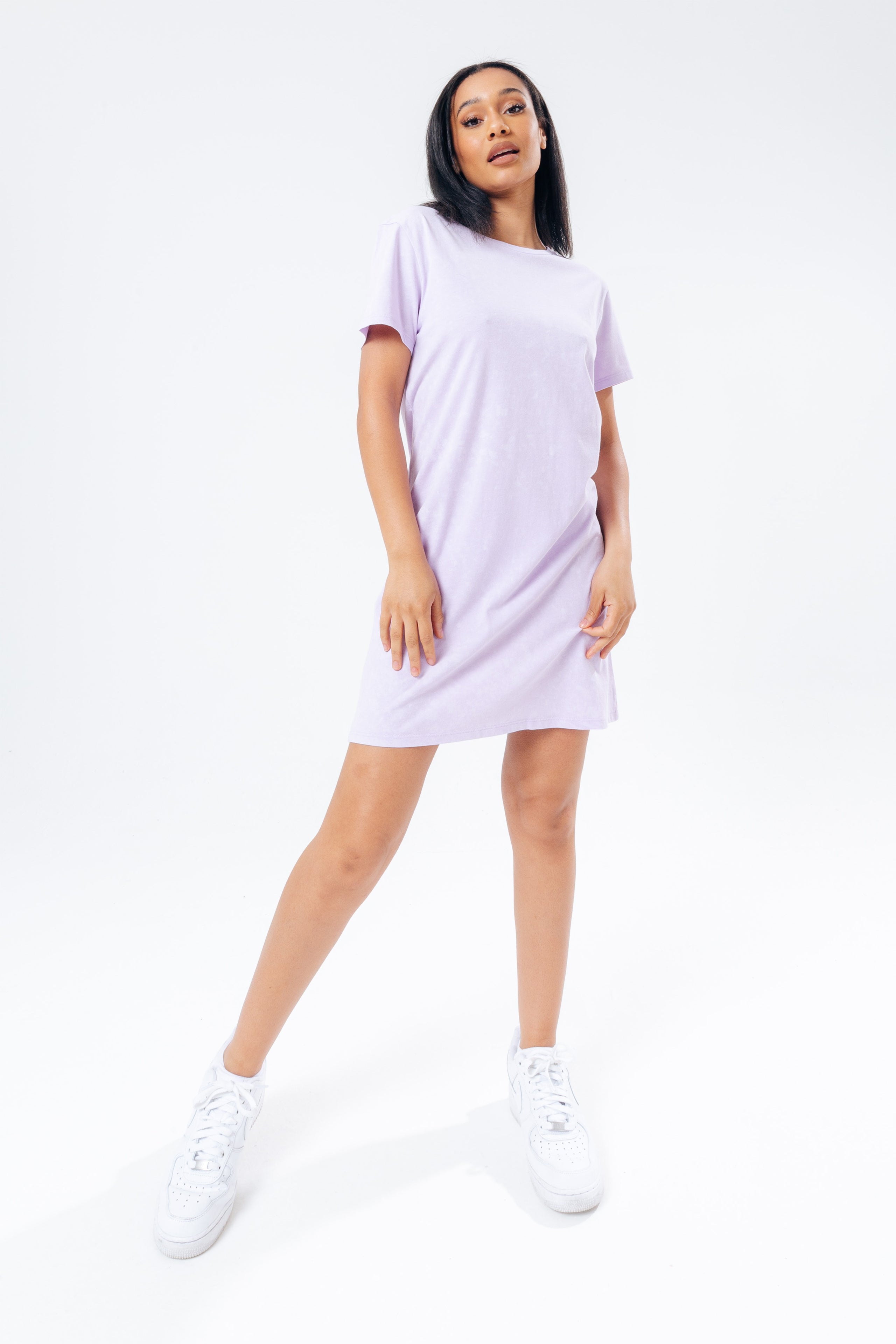 hype lilac vintage women’s t-shirt dress