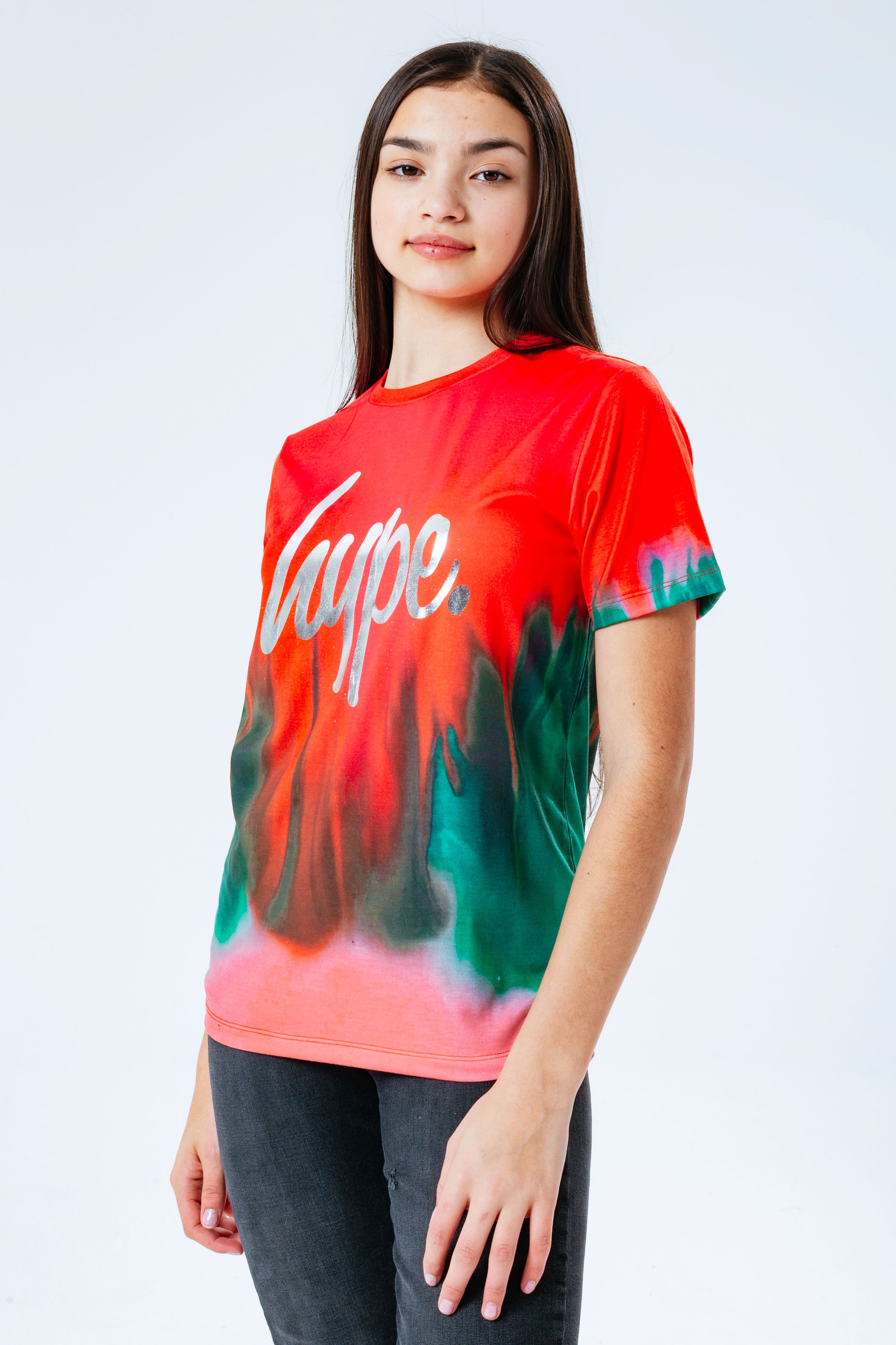 hype coral wave girls t-shirt